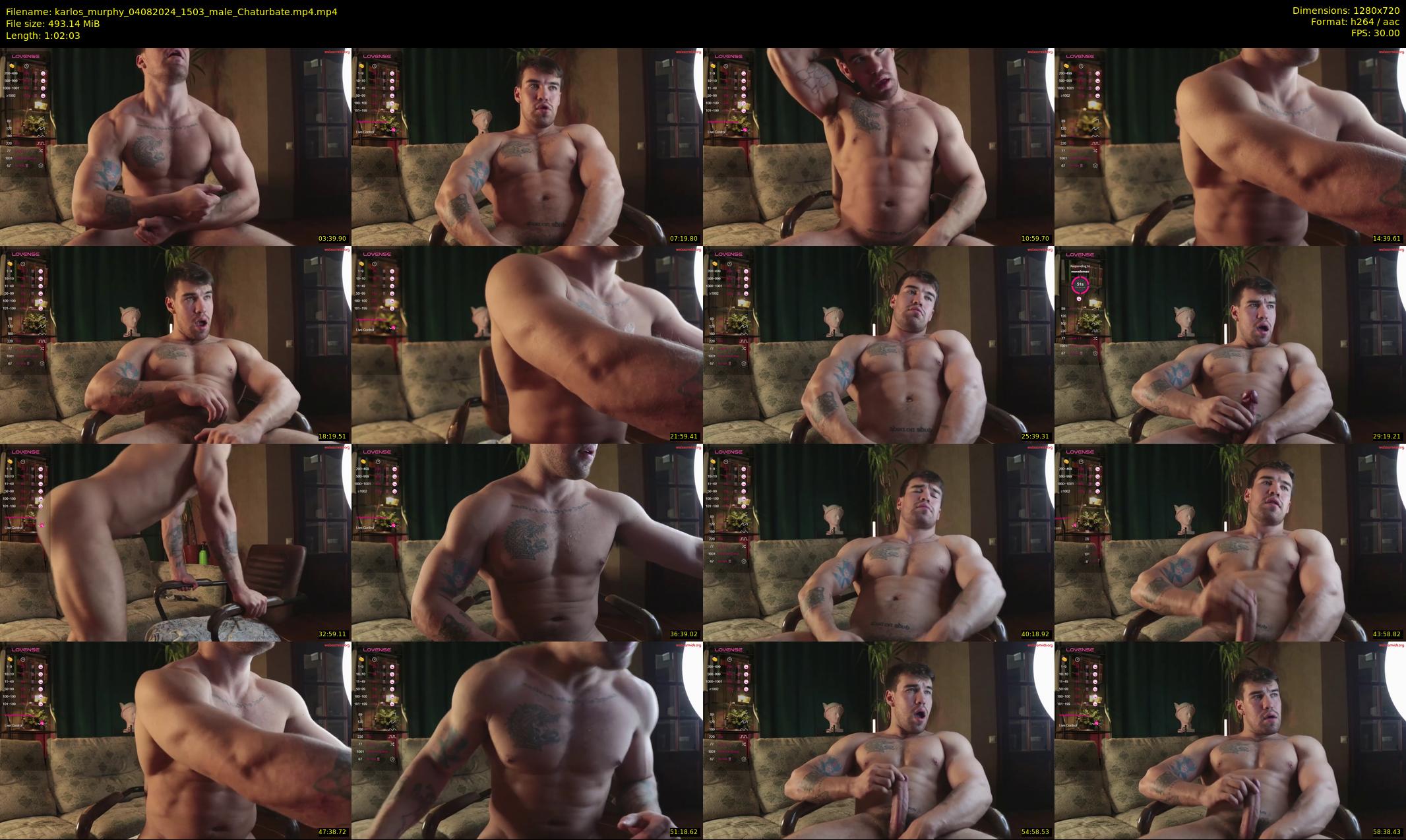 karlos_murphy — 63 minute Chaturbate male cam show recording, 720p, Aug 4, 2024