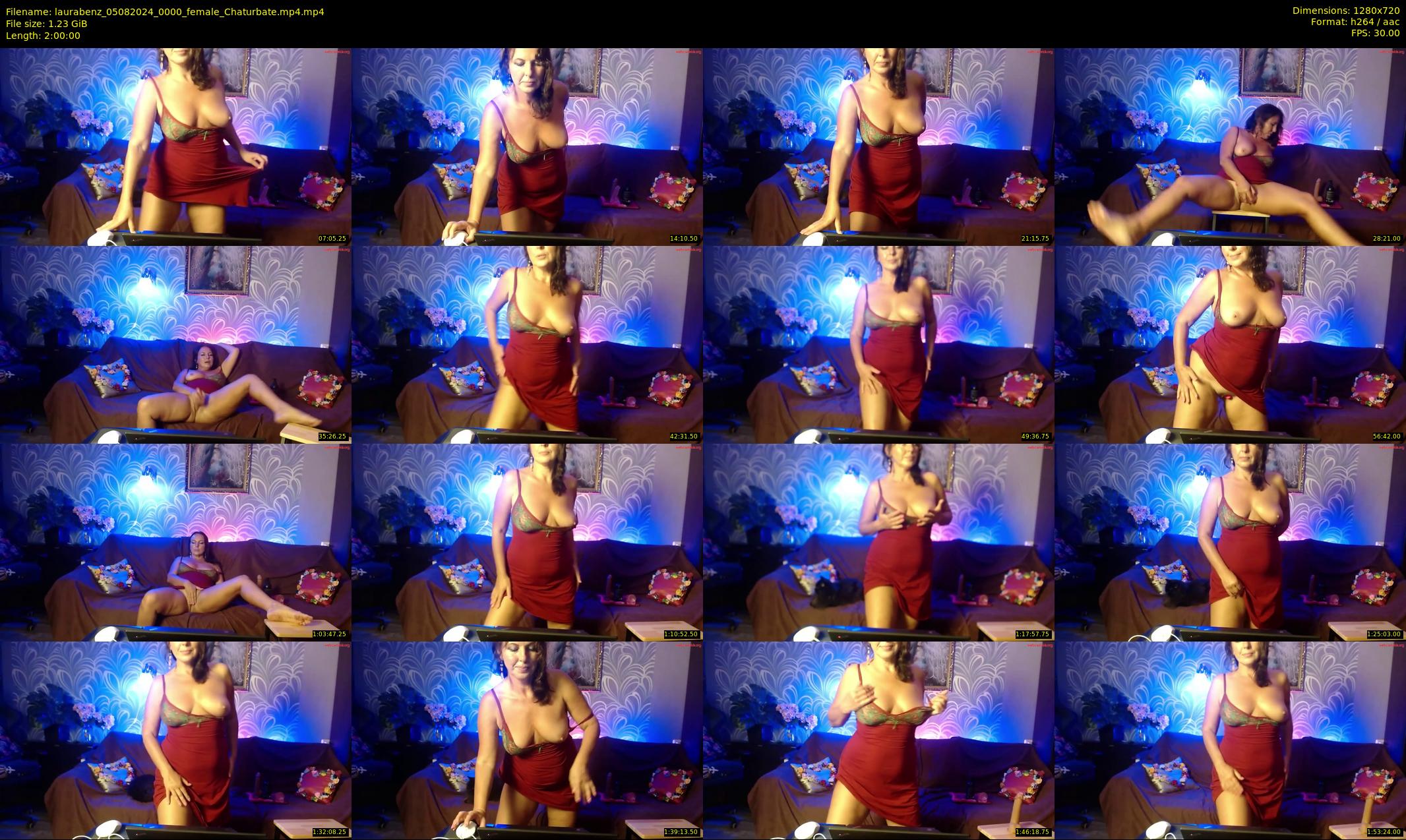 laurabenz — 120 minute Chaturbate female cam show recording, 720p, Aug 5, 2024