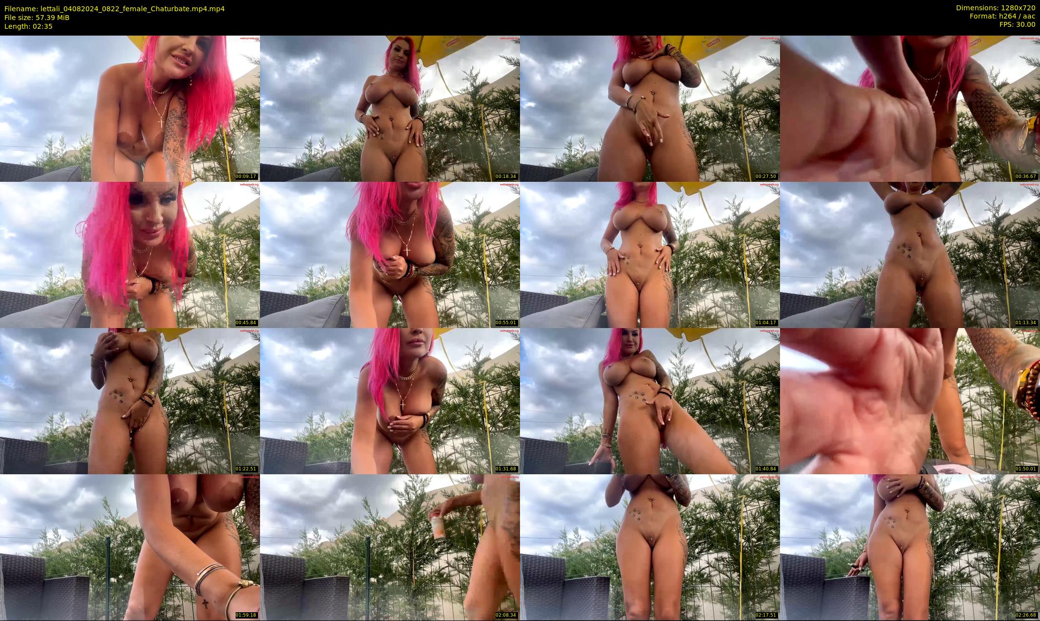 lettali — 3 minute Chaturbate female cam show recording, 720p, Aug 4, 2024