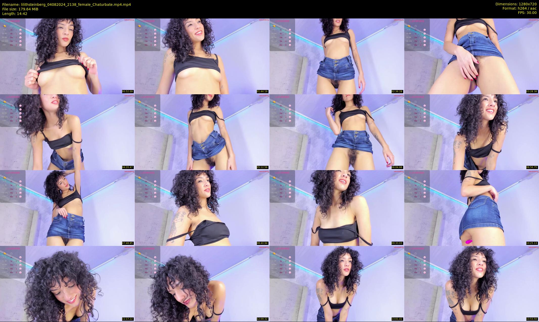 lilithsteinberg — 15 minute Chaturbate female cam show recording, 720p, Aug 4, 2024