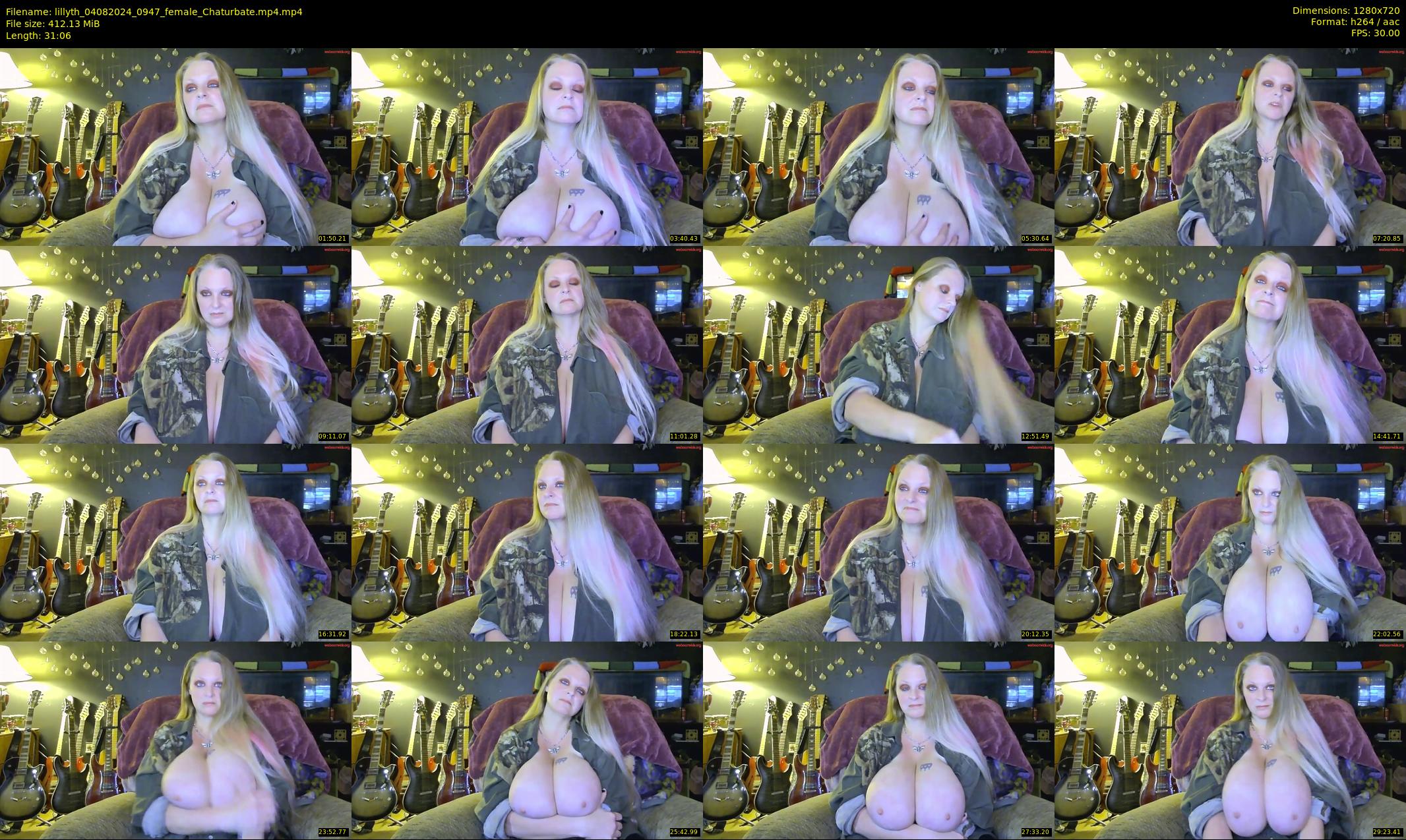 lillyth — 32 minute Chaturbate female cam show recording, 720p, Aug 4, 2024