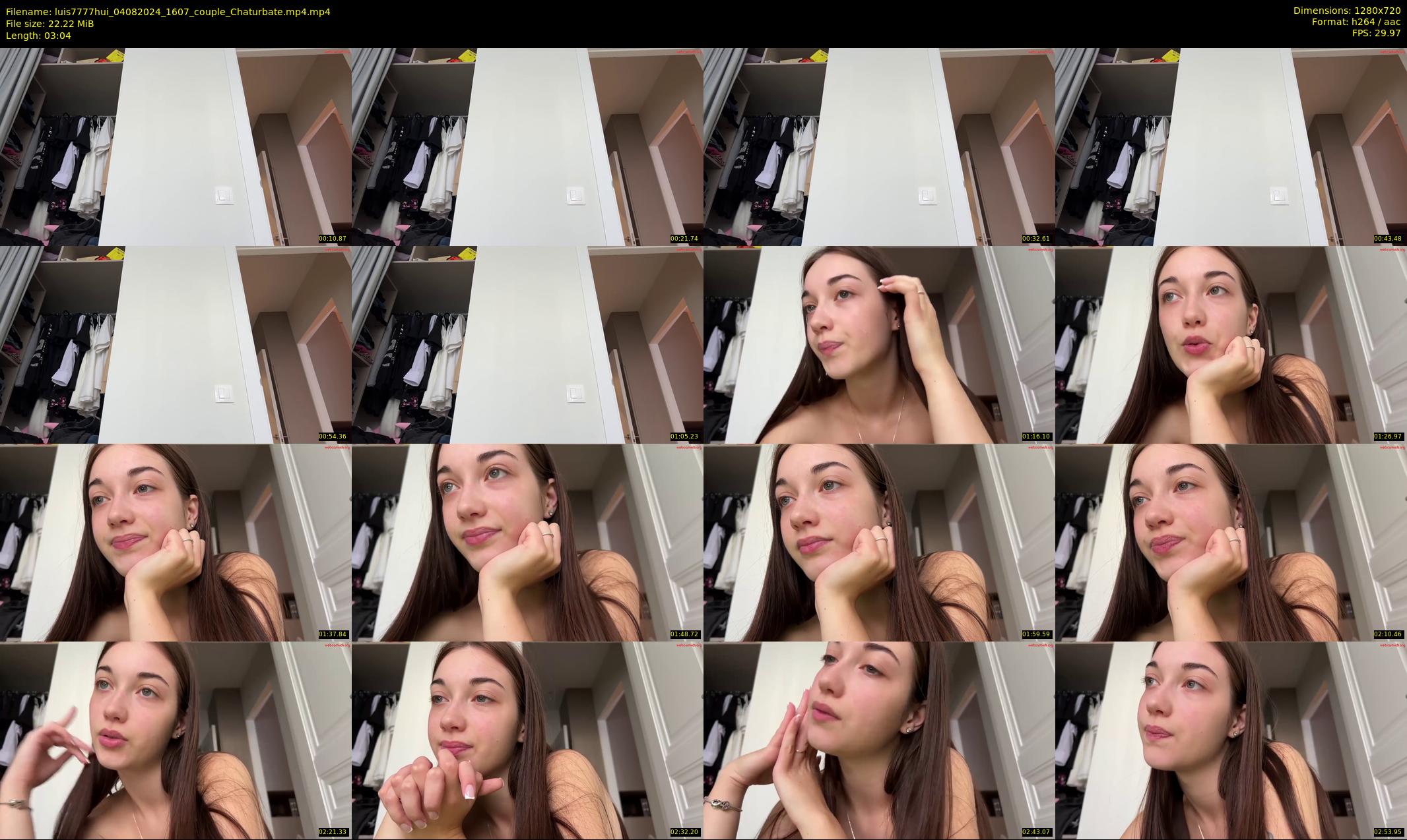 luis7777hui — 4 minute Chaturbate couple cam show recording, 720p, Aug 4, 2024