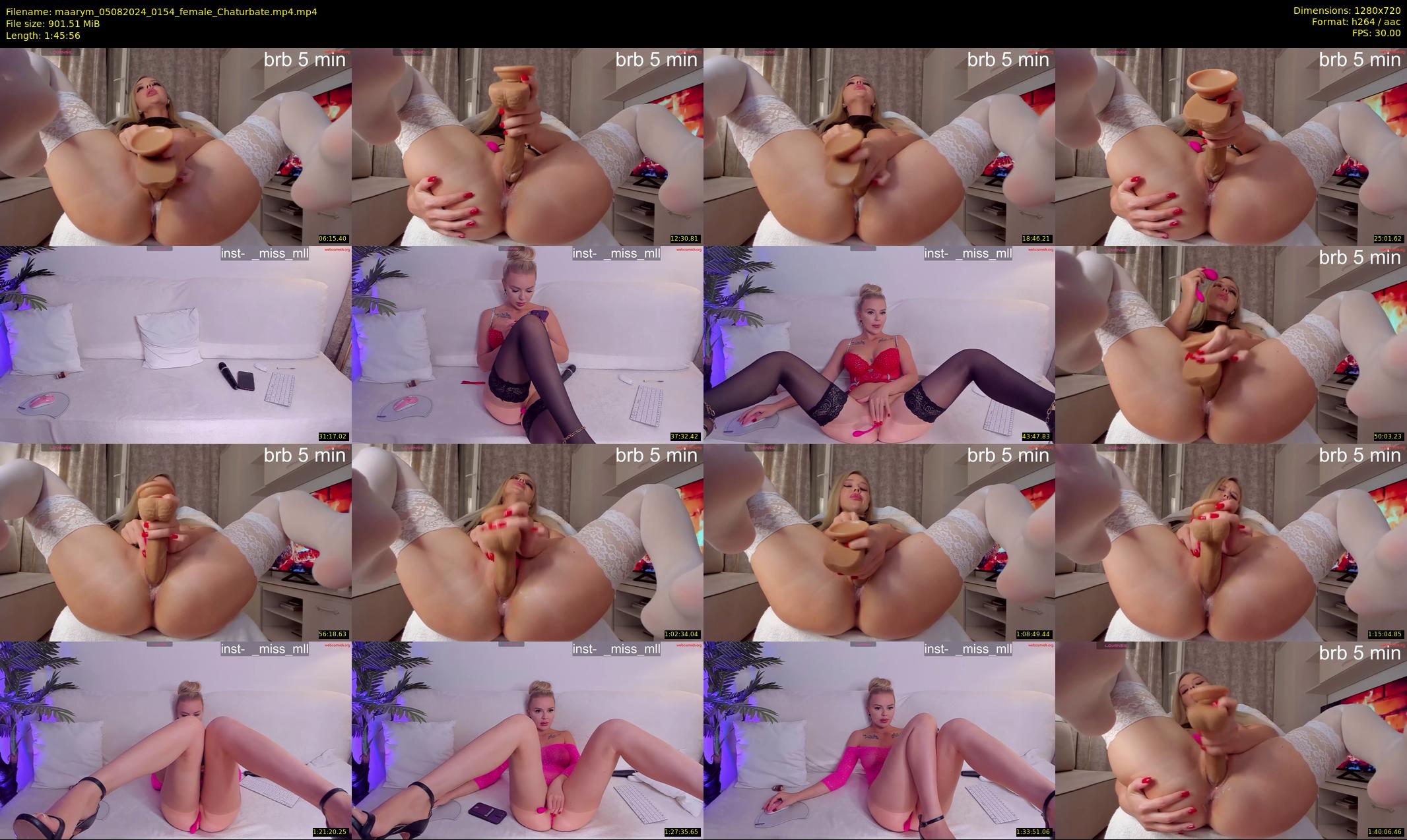 maarym — 106 minute Chaturbate couple cam show recording, 720p, Aug 5, 2024