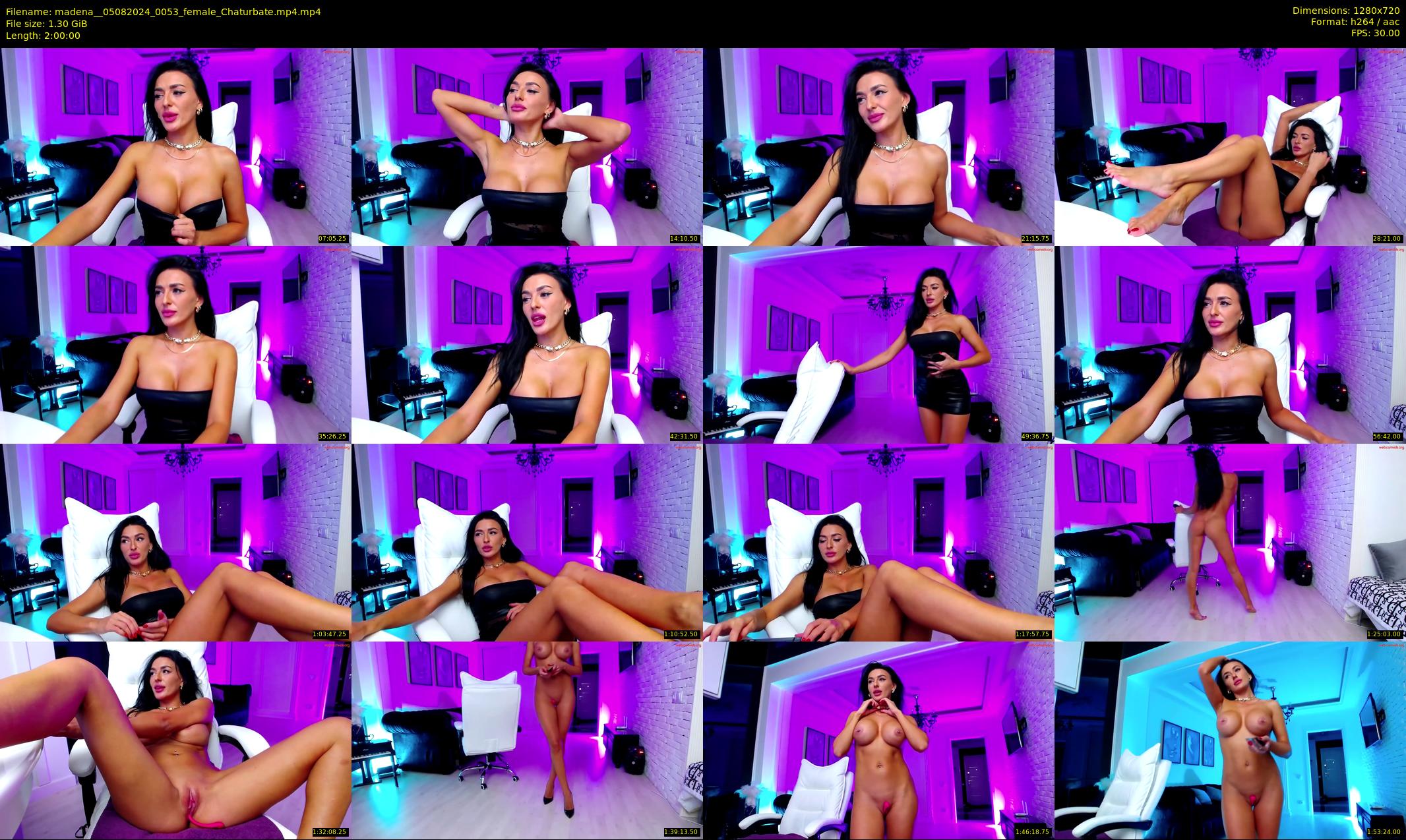 madena_ — 120 minute Chaturbate female cam show recording, 720p, Aug 5, 2024