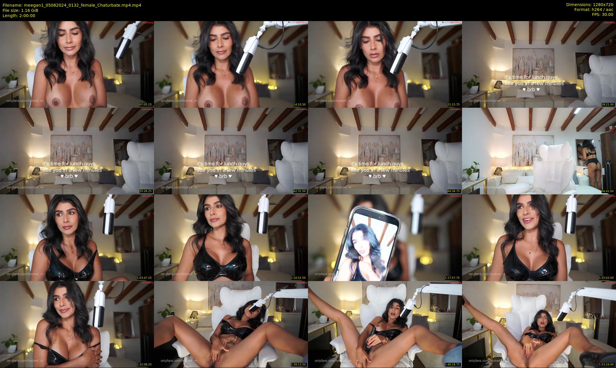 meegan1 — 120 minute Chaturbate female cam show recording, 720p, Aug 5, 2024