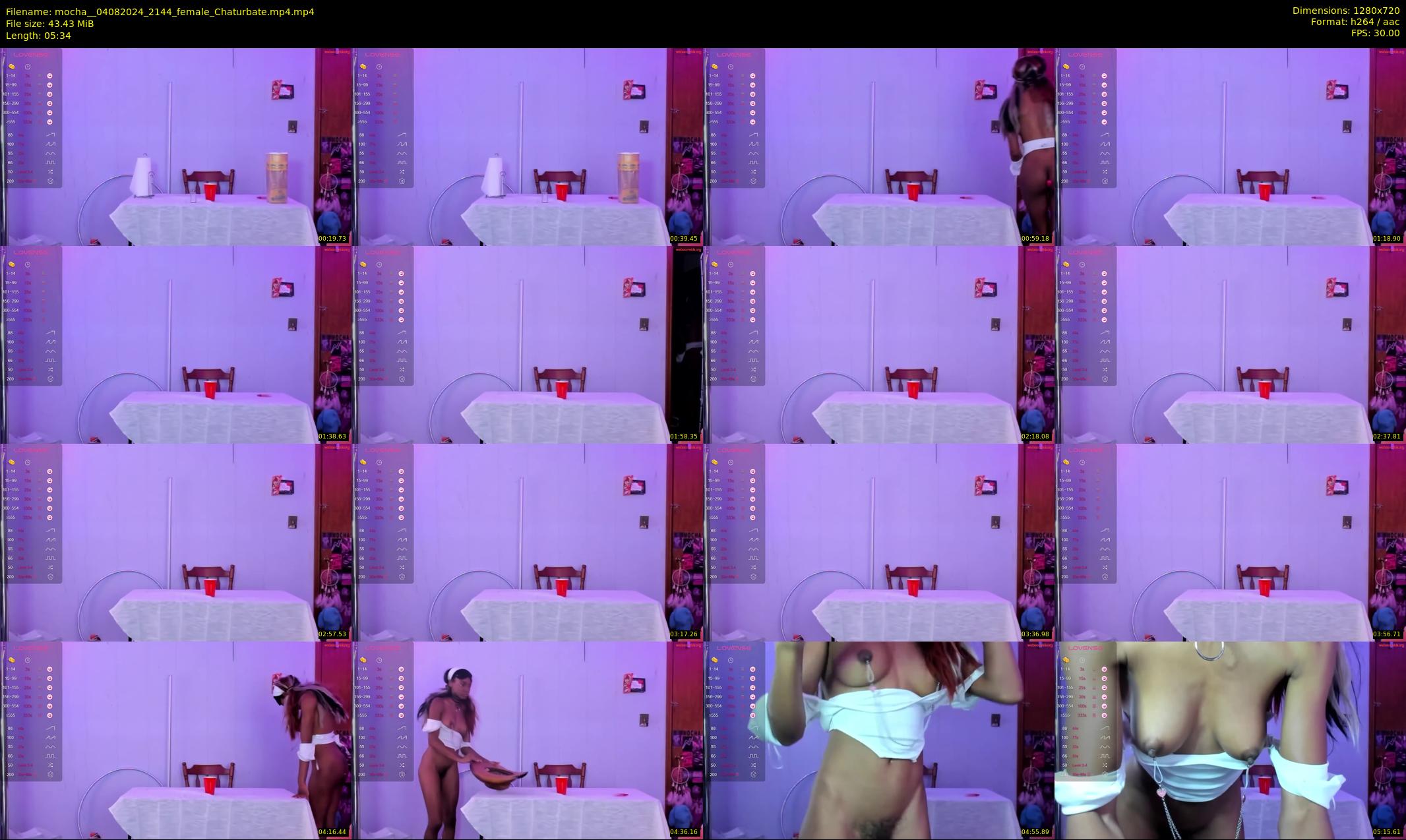 mocha_ — 6 minute Chaturbate female cam show recording, 720p, Aug 4, 2024
