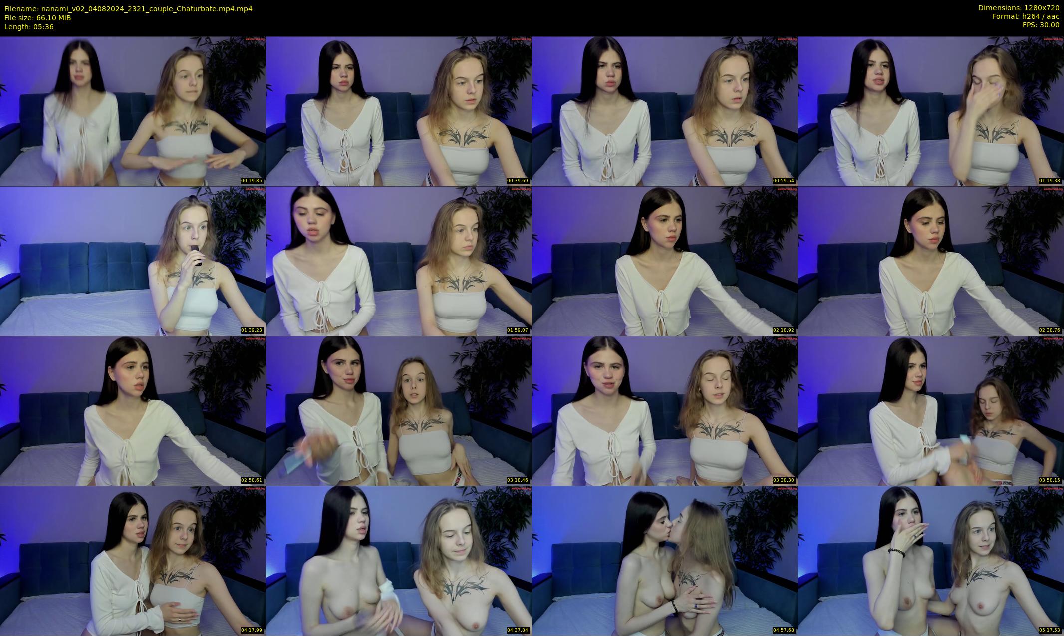 nanami_v02 — 6 minute Chaturbate couple cam show recording, 720p, Aug 4, 2024