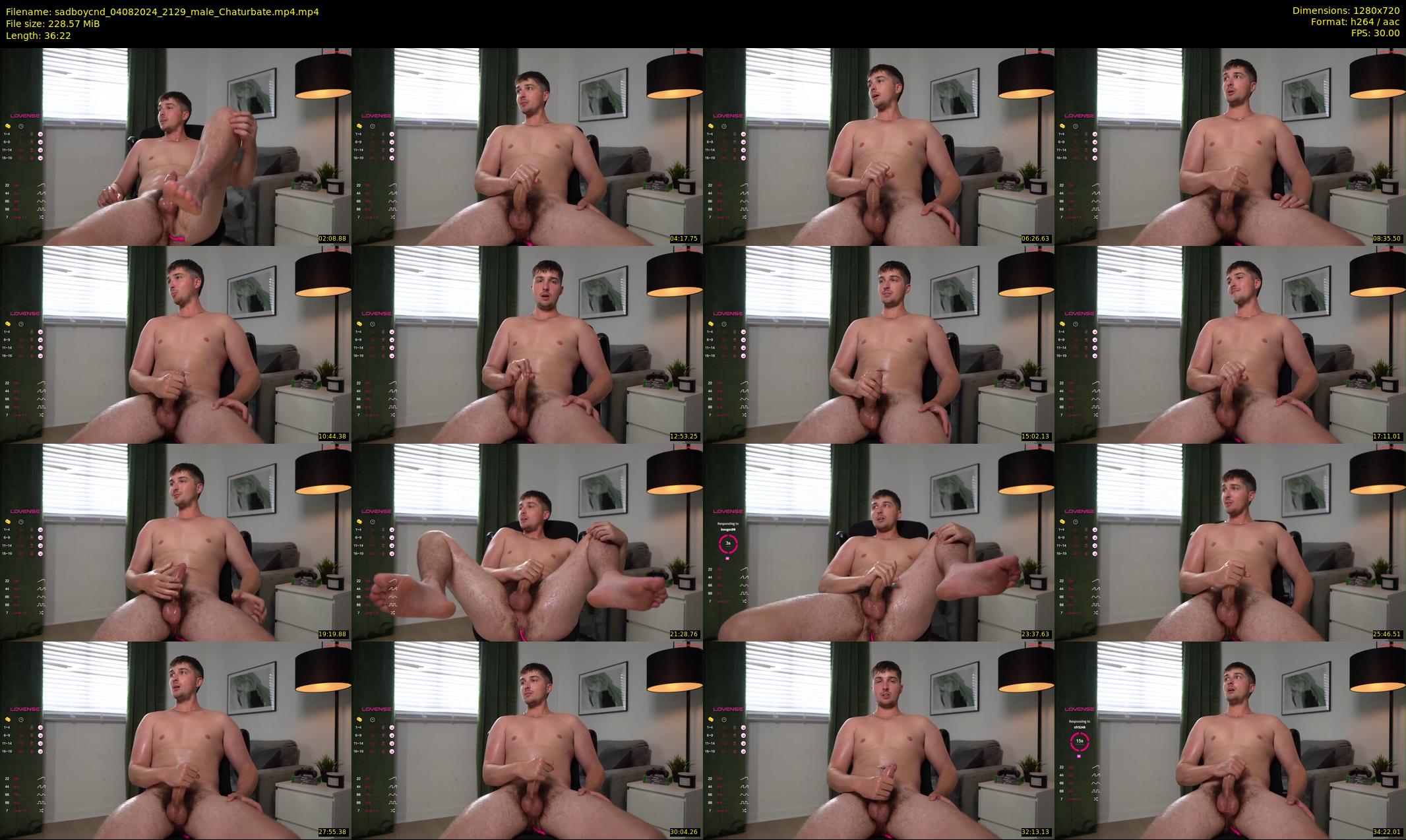 sadboycnd — 37 minute Chaturbate male cam show recording, 720p, Aug 4, 2024