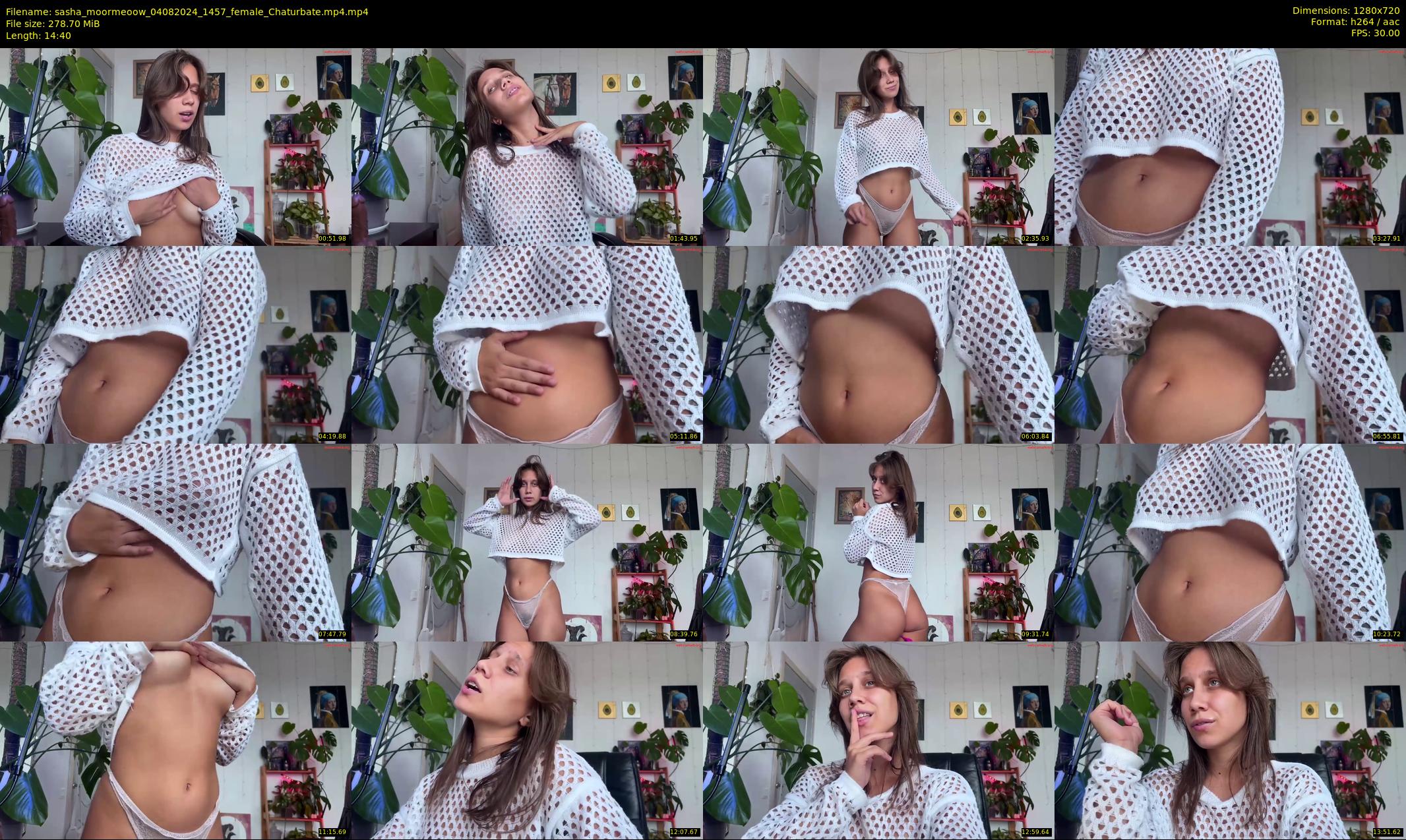 sasha_moormeoow — 15 minute Chaturbate female cam show recording, 720p, Aug 4, 2024