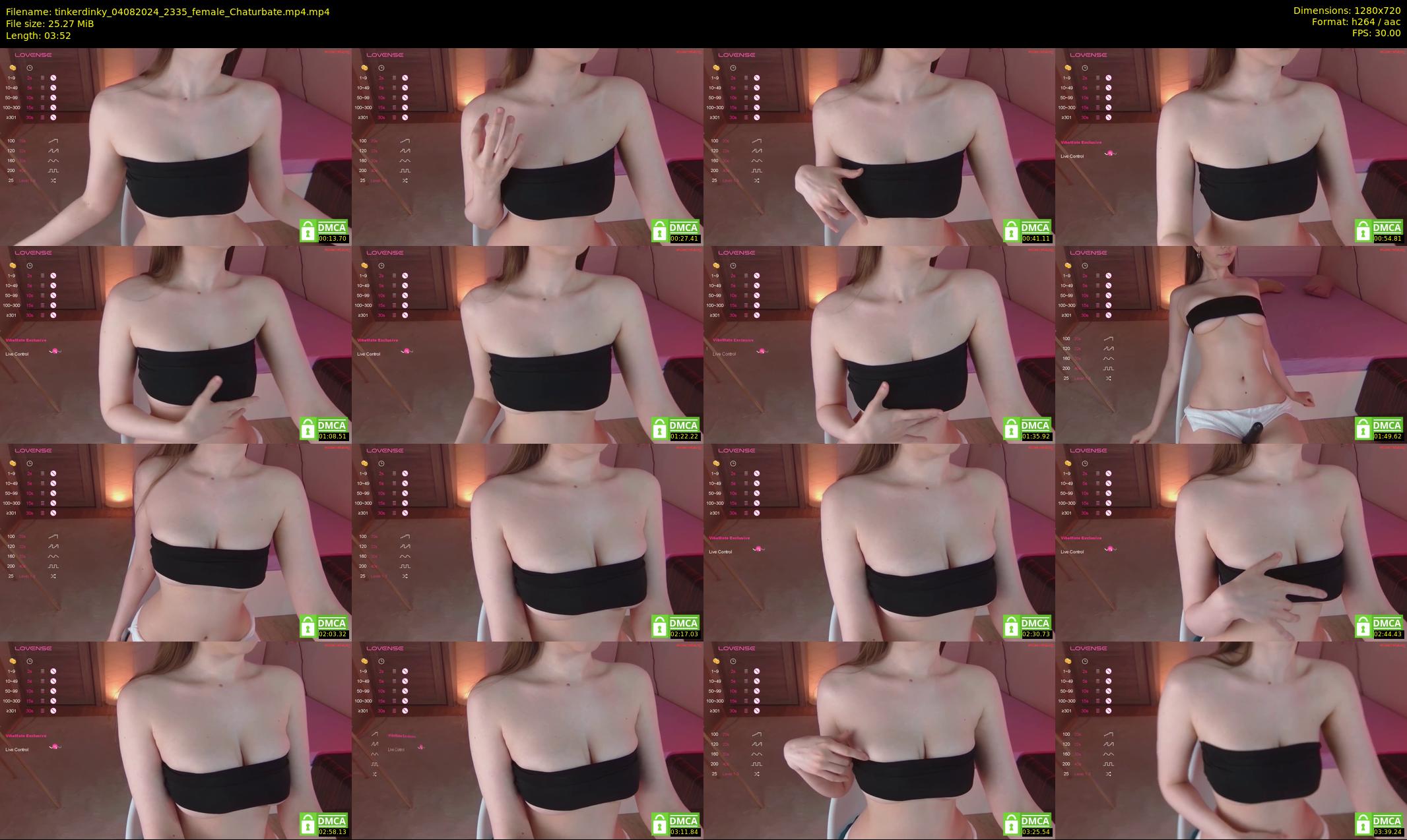tinkerdinky — 4 minute Chaturbate female cam show recording, 720p, Aug 4, 2024