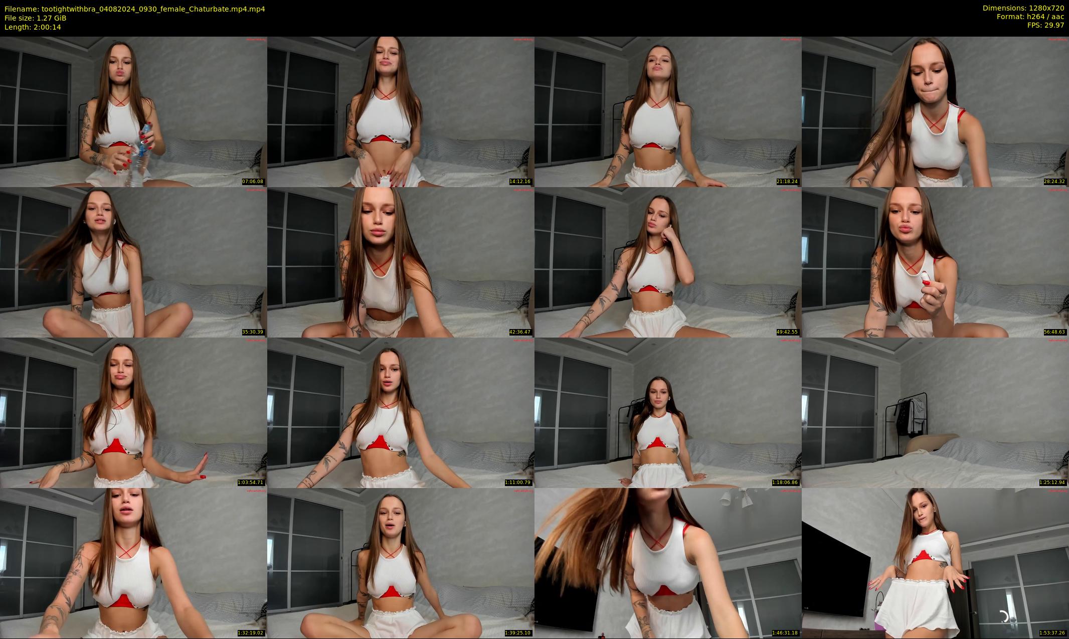 tootightwithbra — 121 minute Chaturbate female cam show recording, 720p, Aug 4, 2024