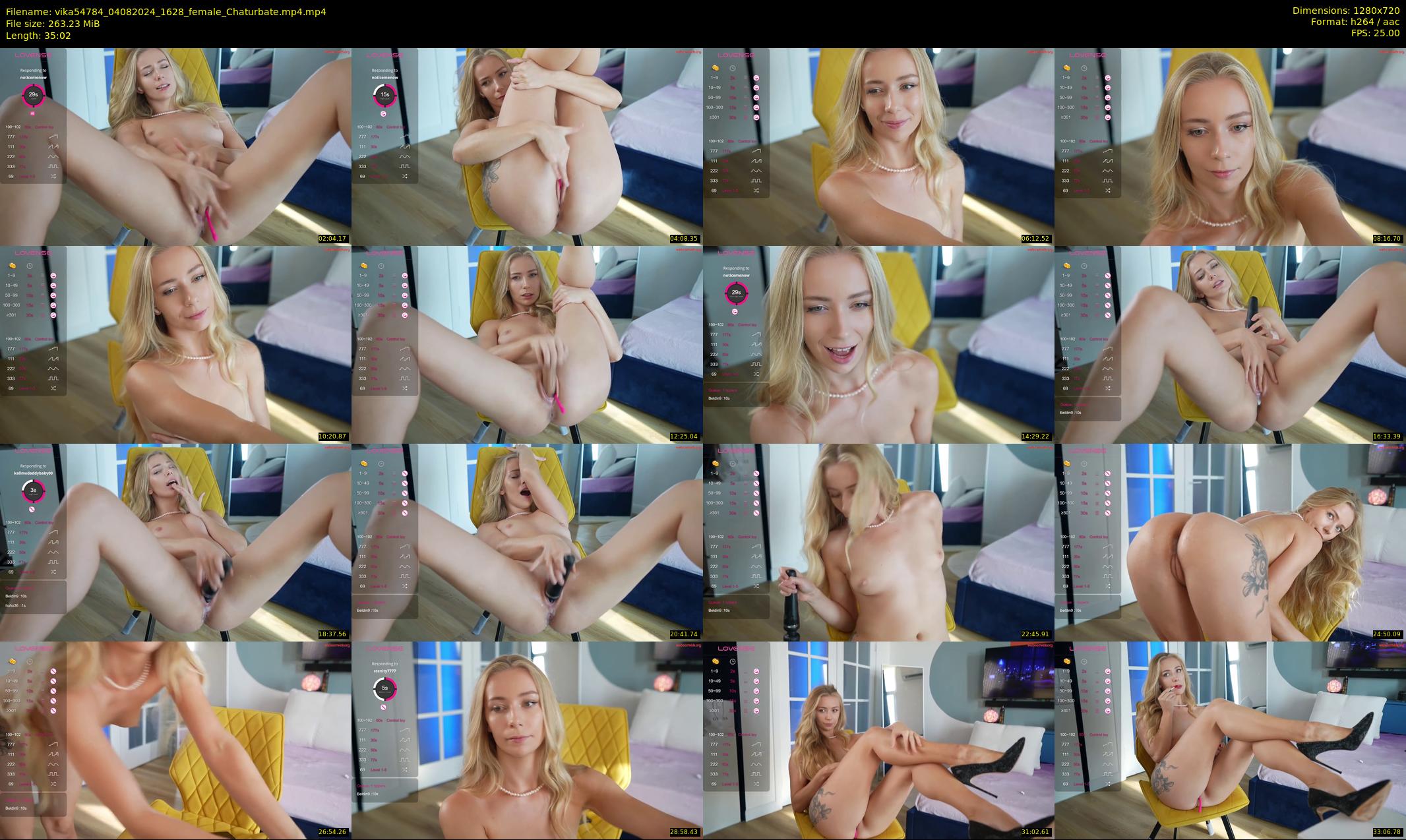 vika54784 — 36 minute Chaturbate female cam show recording, 720p, Aug 4, 2024