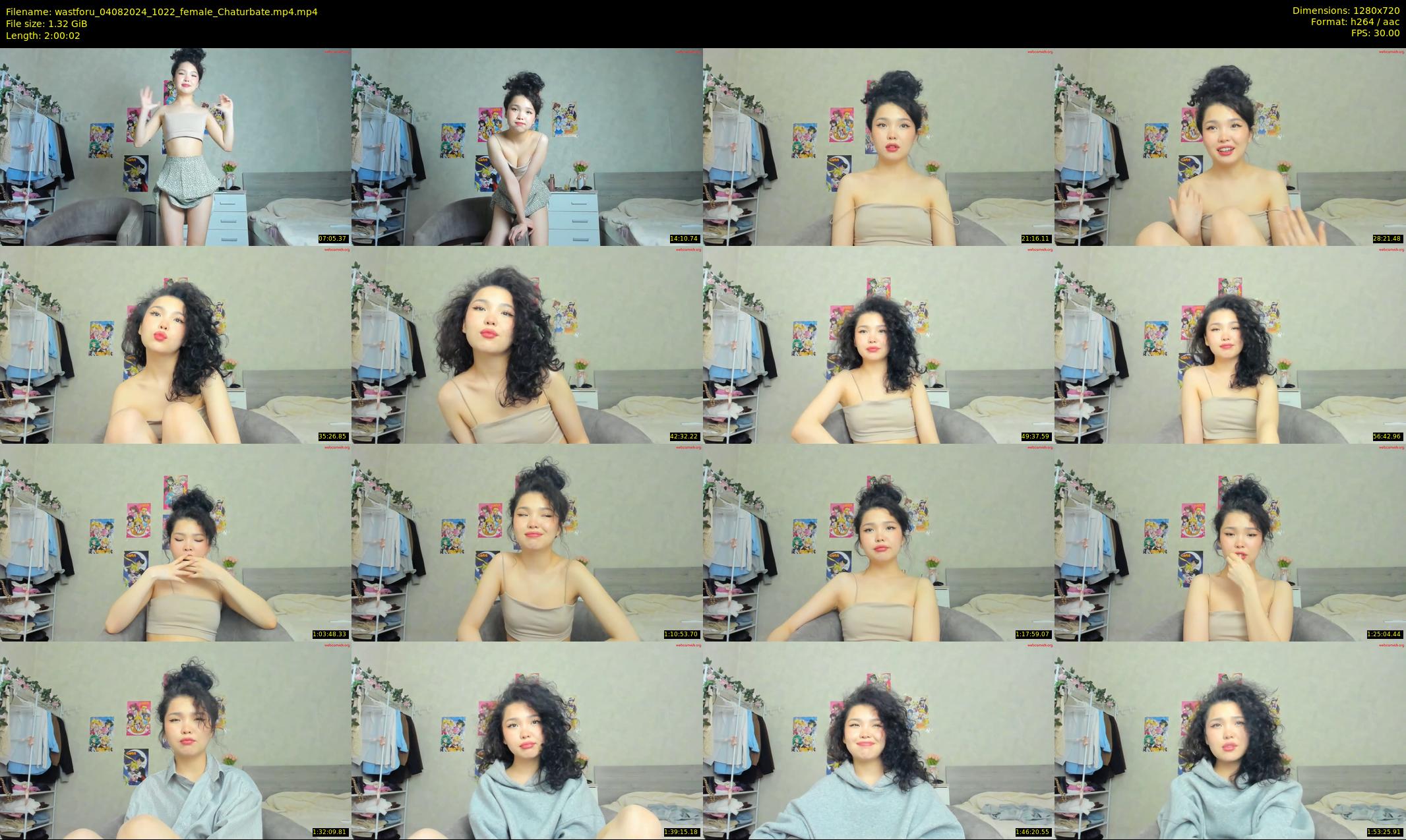 wastforu — 121 minute Chaturbate female cam show recording, 720p, Aug 4, 2024