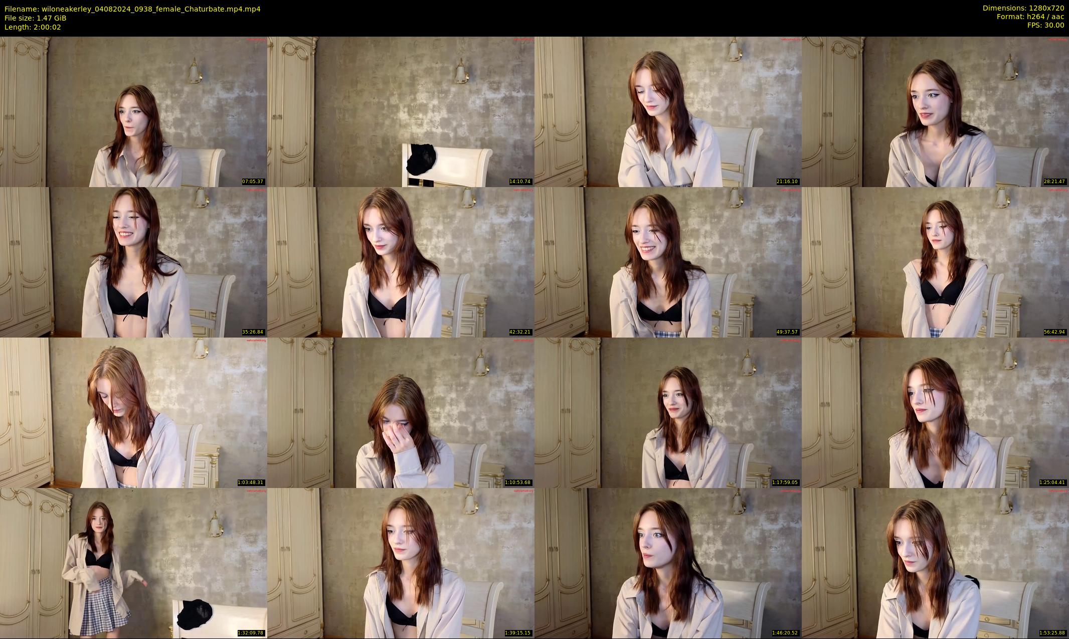 wiloneakerley — 121 minute Chaturbate female cam show recording, 720p, Aug 4, 2024