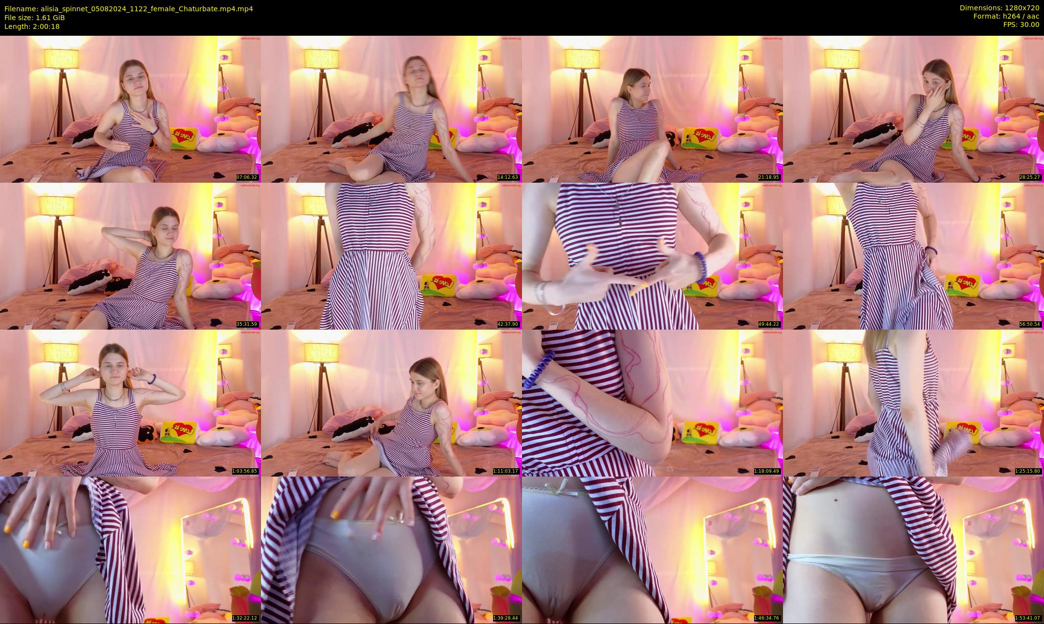 alisia_spinnet — 121 minute Chaturbate female cam show recording, 720p, Aug 5, 2024