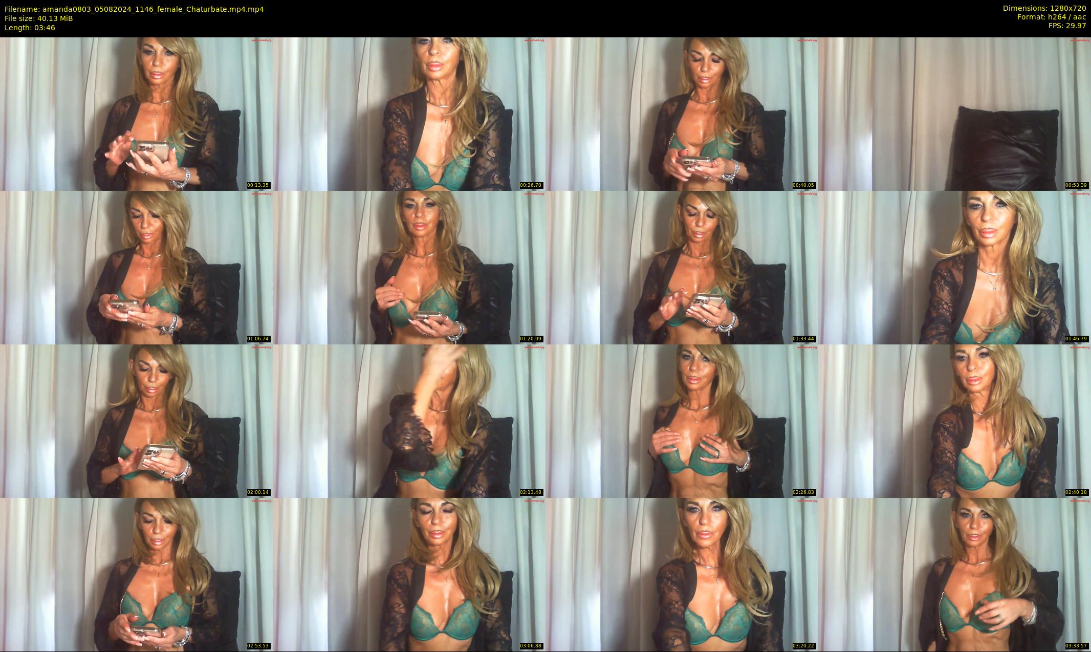 amanda0803 — 4 minute Chaturbate female cam show recording, 720p, Aug 5, 2024