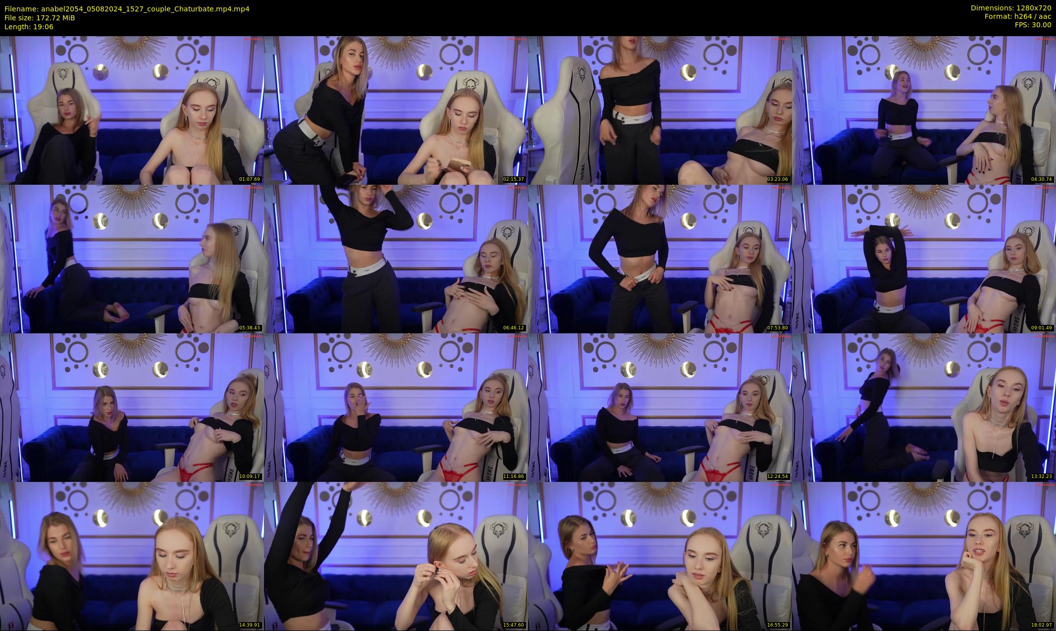 anabel2054 — 20 minute Chaturbate female cam show recording, 720p, Aug 5, 2024