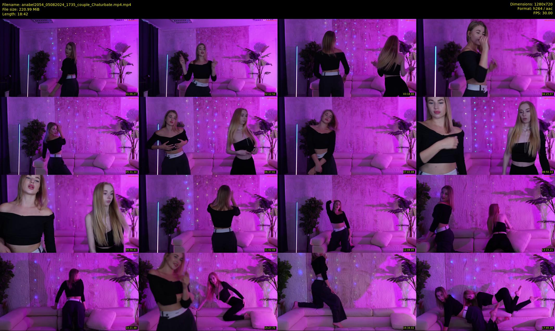 anabel2054 — 19 minute Chaturbate female cam show recording, 720p, Aug 5, 2024