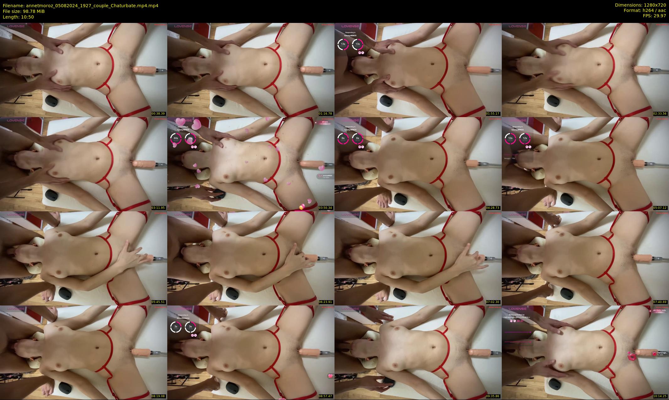 annetmoroz — 11 minute Chaturbate couple cam show recording, 720p, Aug 5, 2024