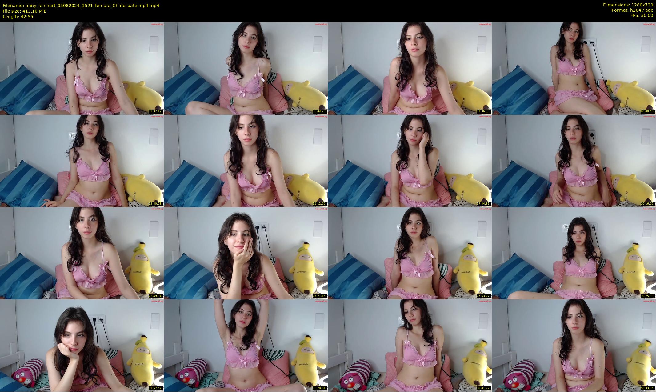anny_leinhart — 43 minute Chaturbate female cam show recording, 720p, Aug 5, 2024
