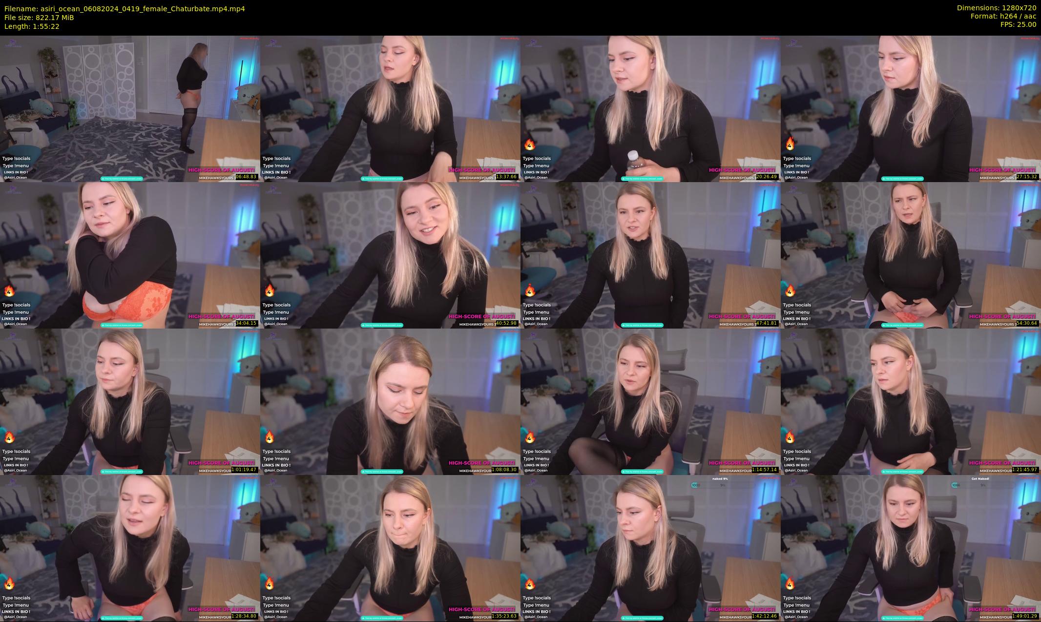 asiri_ocean — 116 minute Chaturbate female cam show recording, 720p, Aug 6, 2024