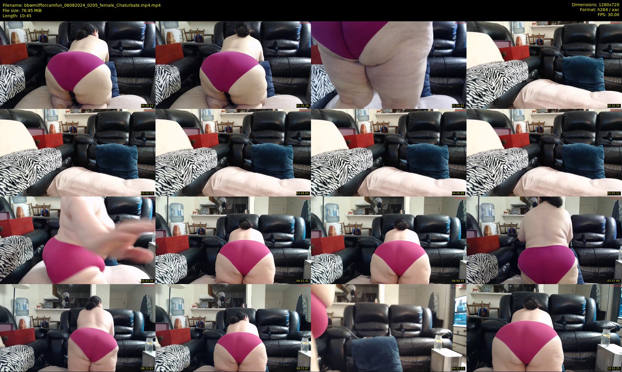 bbwmilfforcamfun — 11 minute Chaturbate female cam show recording, 720p, Aug 6, 2024