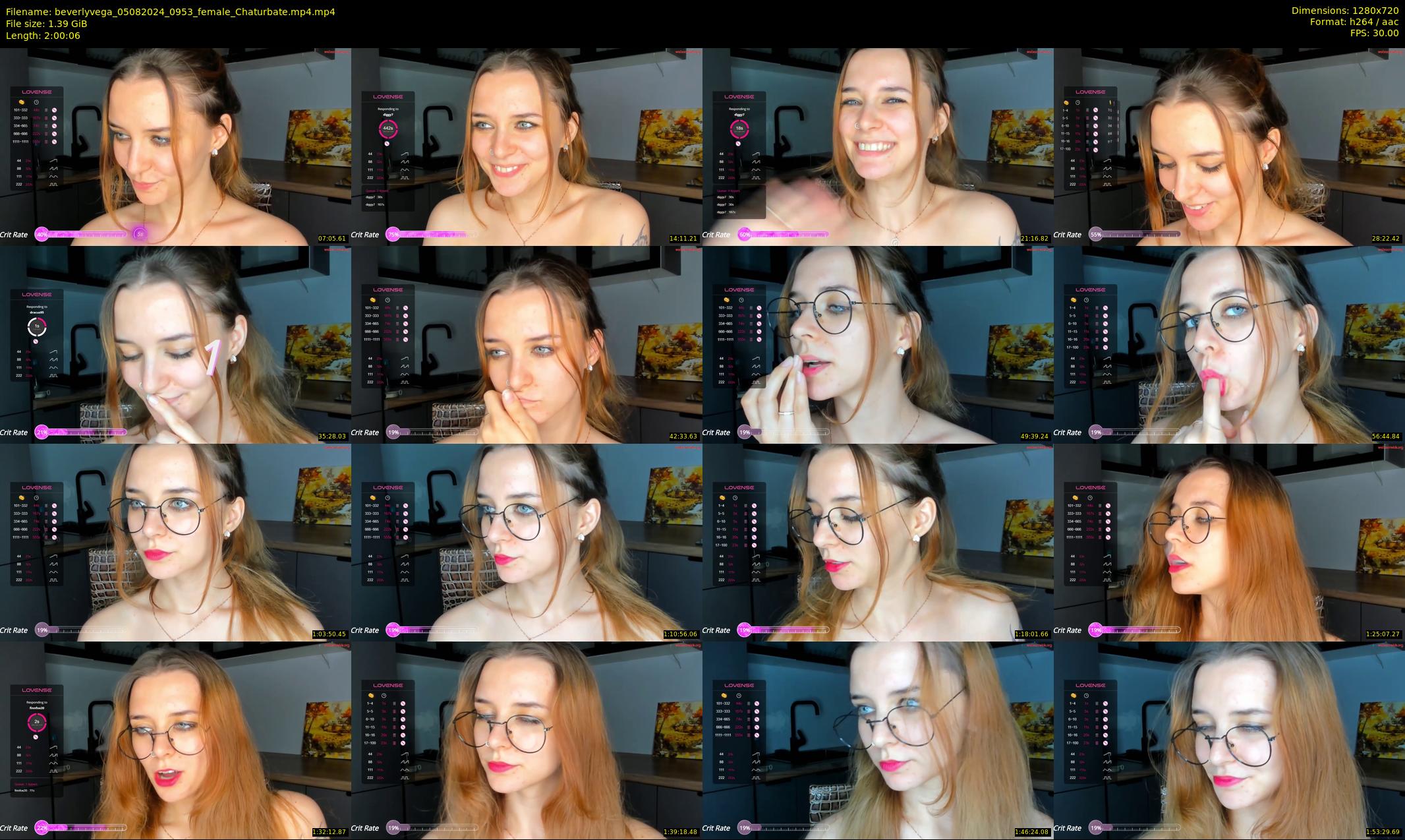 beverlyvega — 121 minute Chaturbate couple cam show recording, 720p, Aug 5, 2024