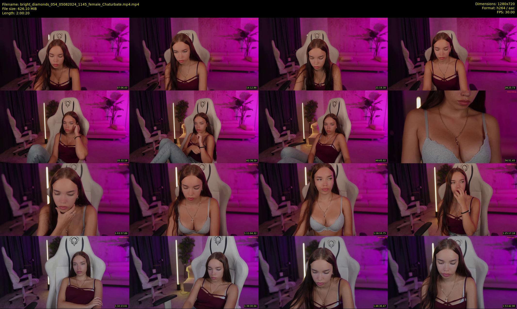 bright_diamonds_054 — 121 minute Chaturbate couple cam show recording, 720p, Aug 5, 2024