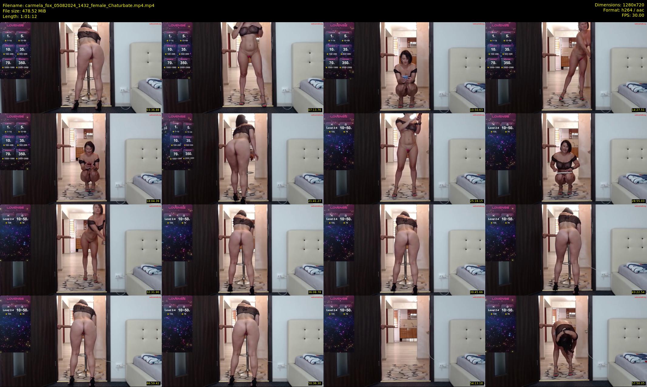 carmela_fox — 62 minute Chaturbate female cam show recording, 720p, Aug 5, 2024