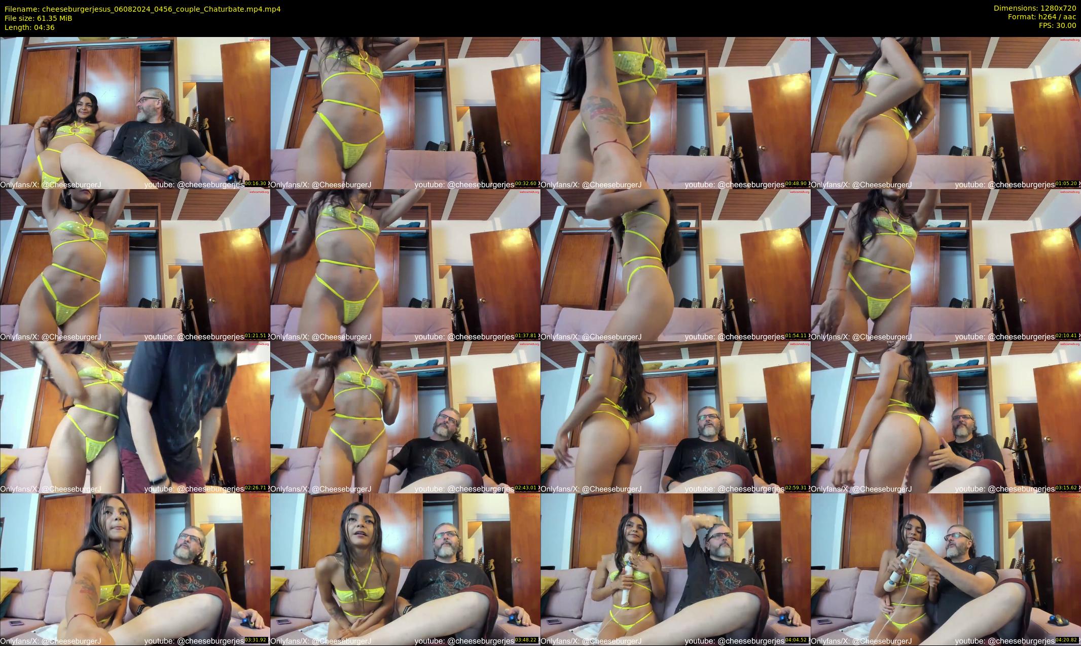 cheeseburgerjesus — 5 minute Chaturbate couple cam show recording, 720p, Aug 6, 2024