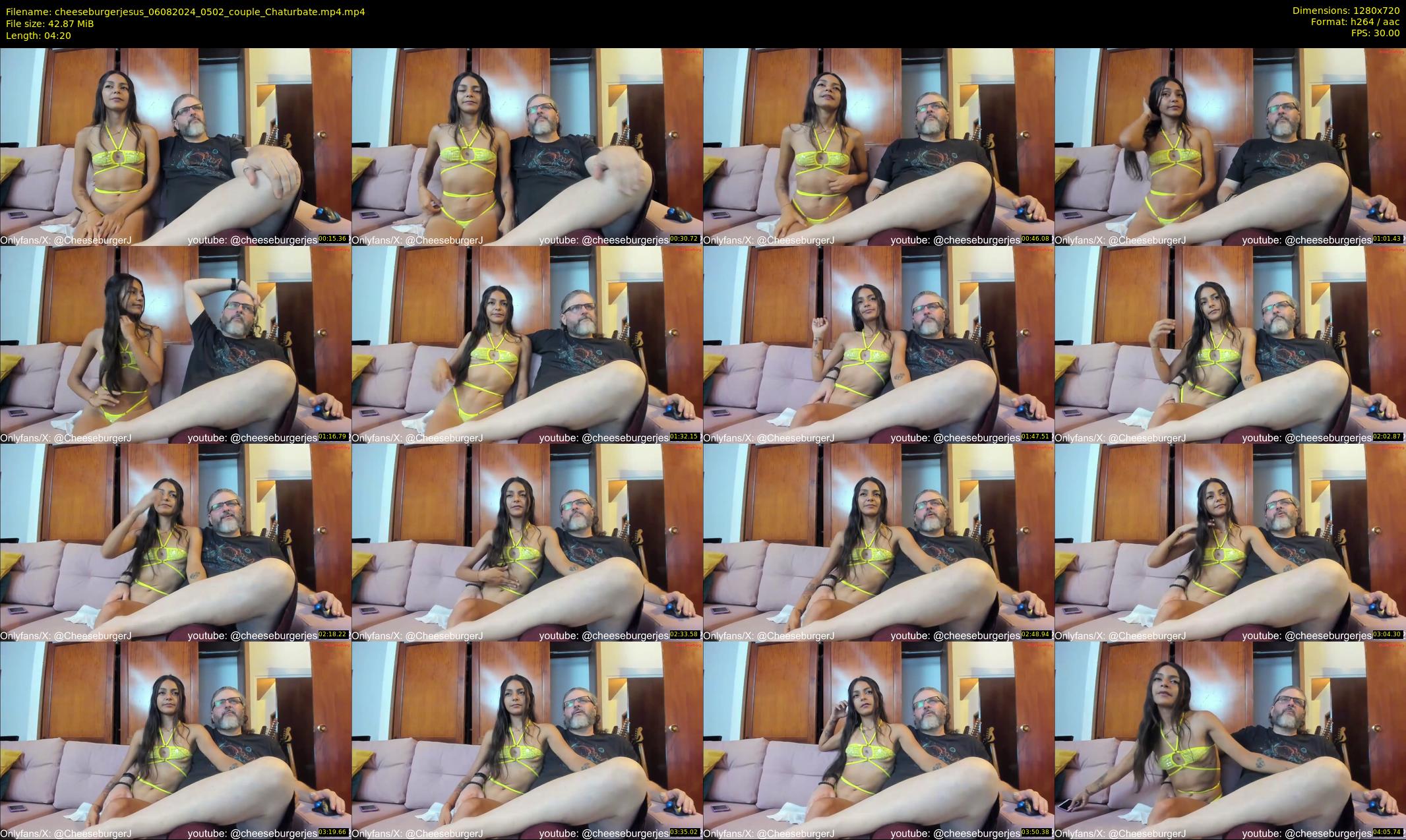 cheeseburgerjesus — 5 minute Chaturbate couple cam show recording, 720p, Aug 6, 2024