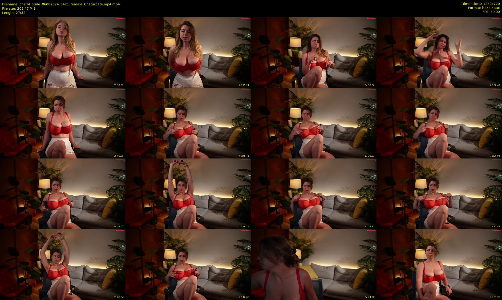 cheryl_pride — 28 minute Chaturbate female cam show recording, 720p, Aug 6, 2024