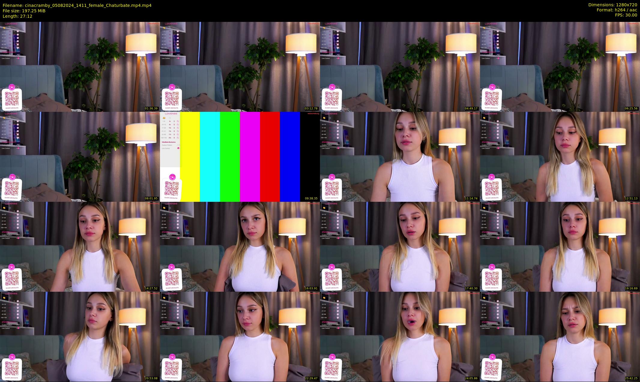 cinacramby — 28 minute Chaturbate female cam show recording, 720p, Aug 5, 2024