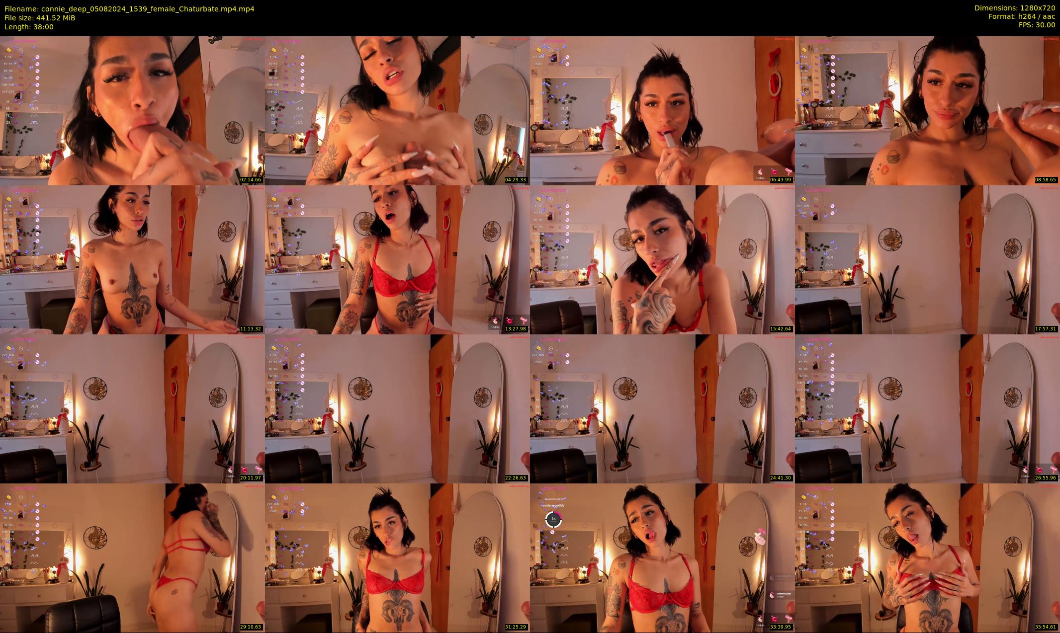 connie_deep — 38 minute Chaturbate female cam show recording, 720p, Aug 5, 2024