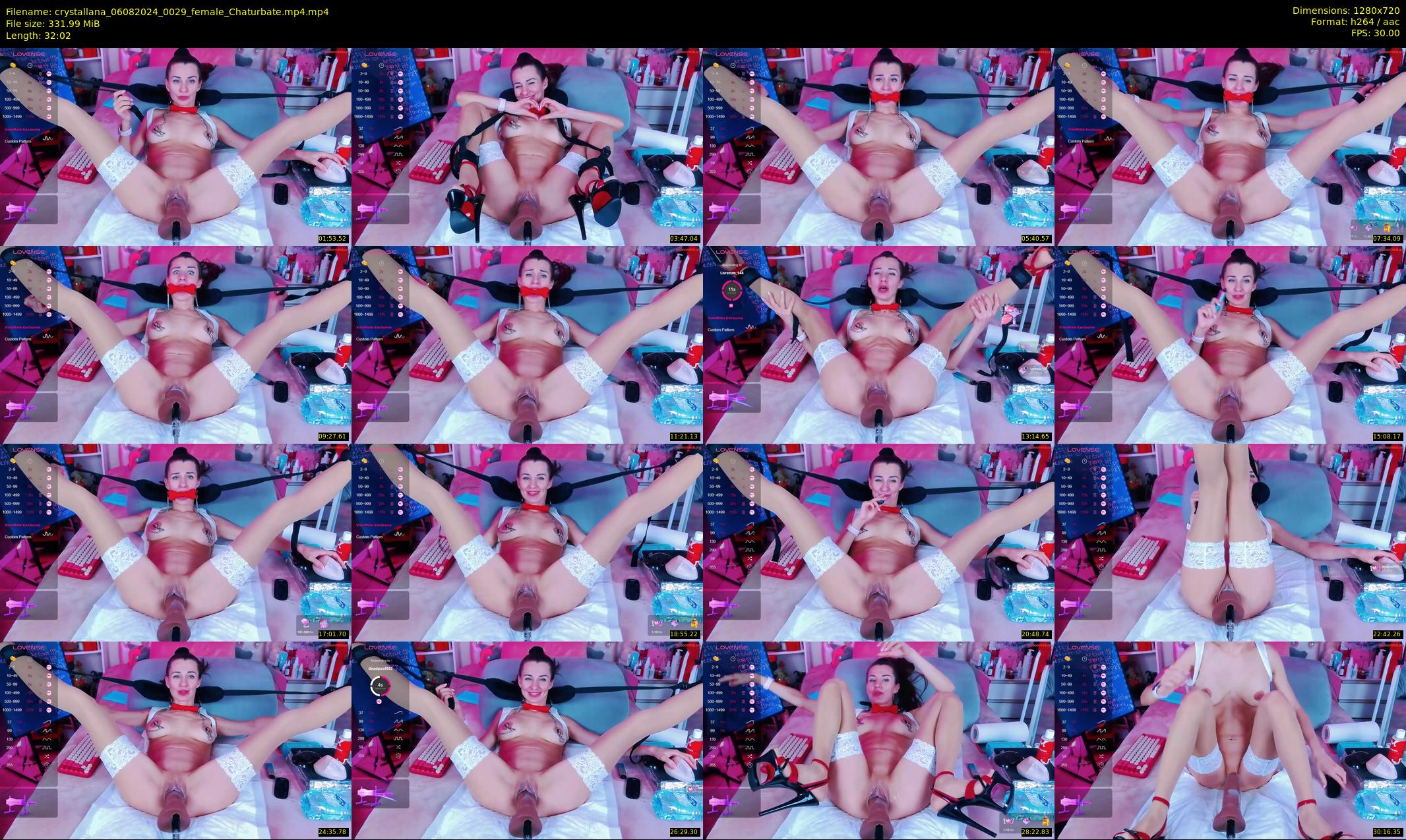 crystallana — 33 minute Chaturbate female cam show recording, 720p, Aug 6, 2024