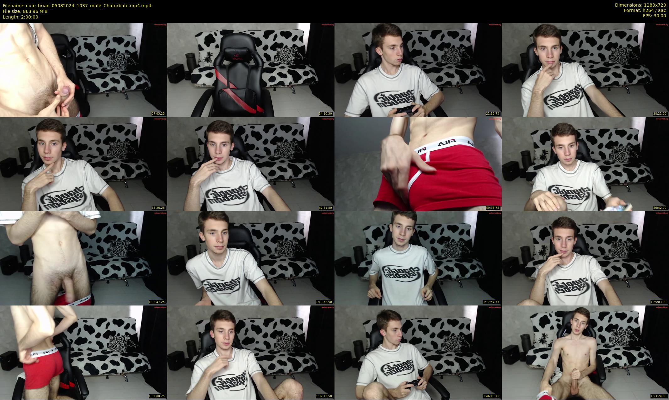 cute_brian — 120 minute Chaturbate male cam show recording, 720p, Aug 5, 2024