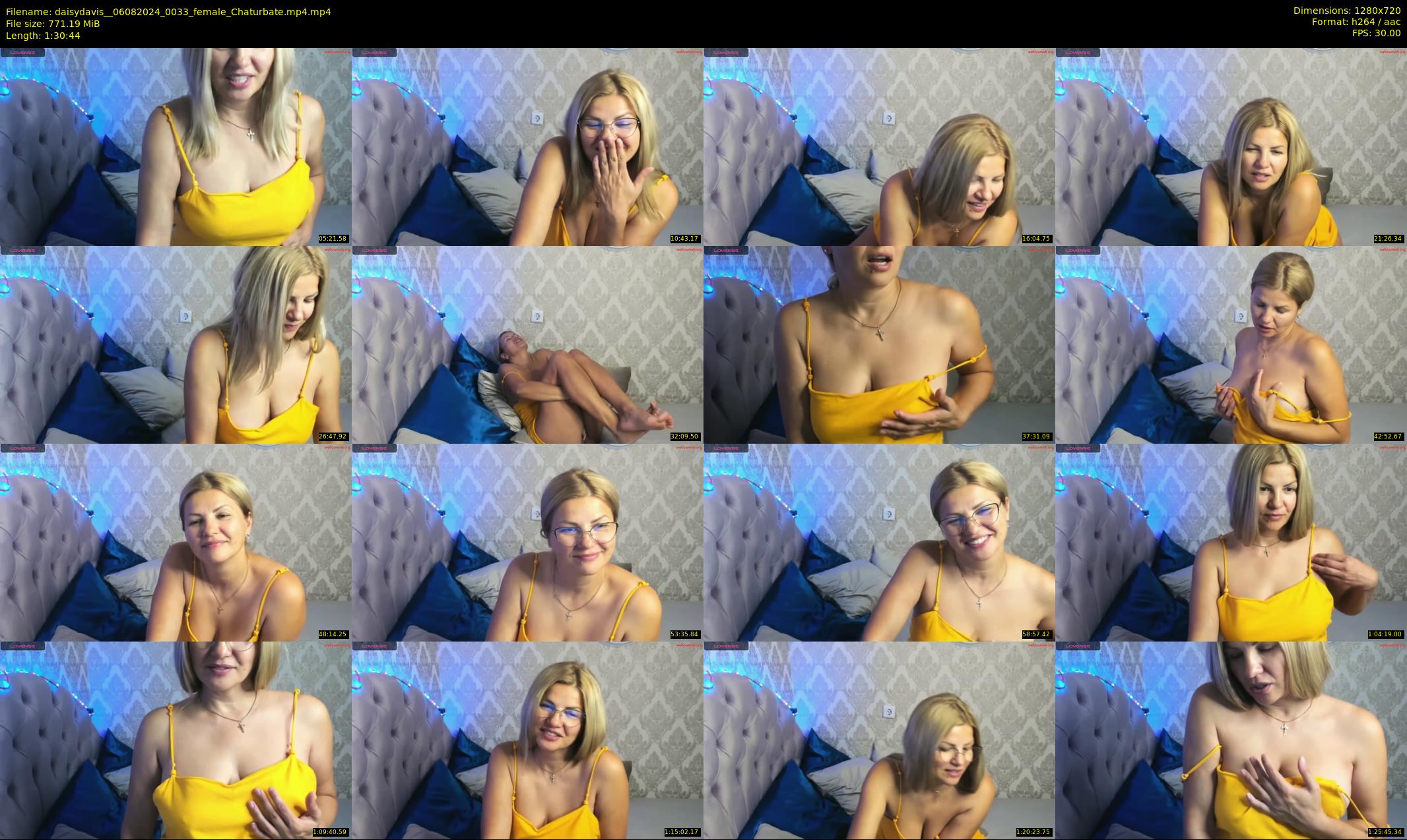 daisydavis_ — 91 minute Chaturbate female cam show recording, 720p, Aug 6, 2024