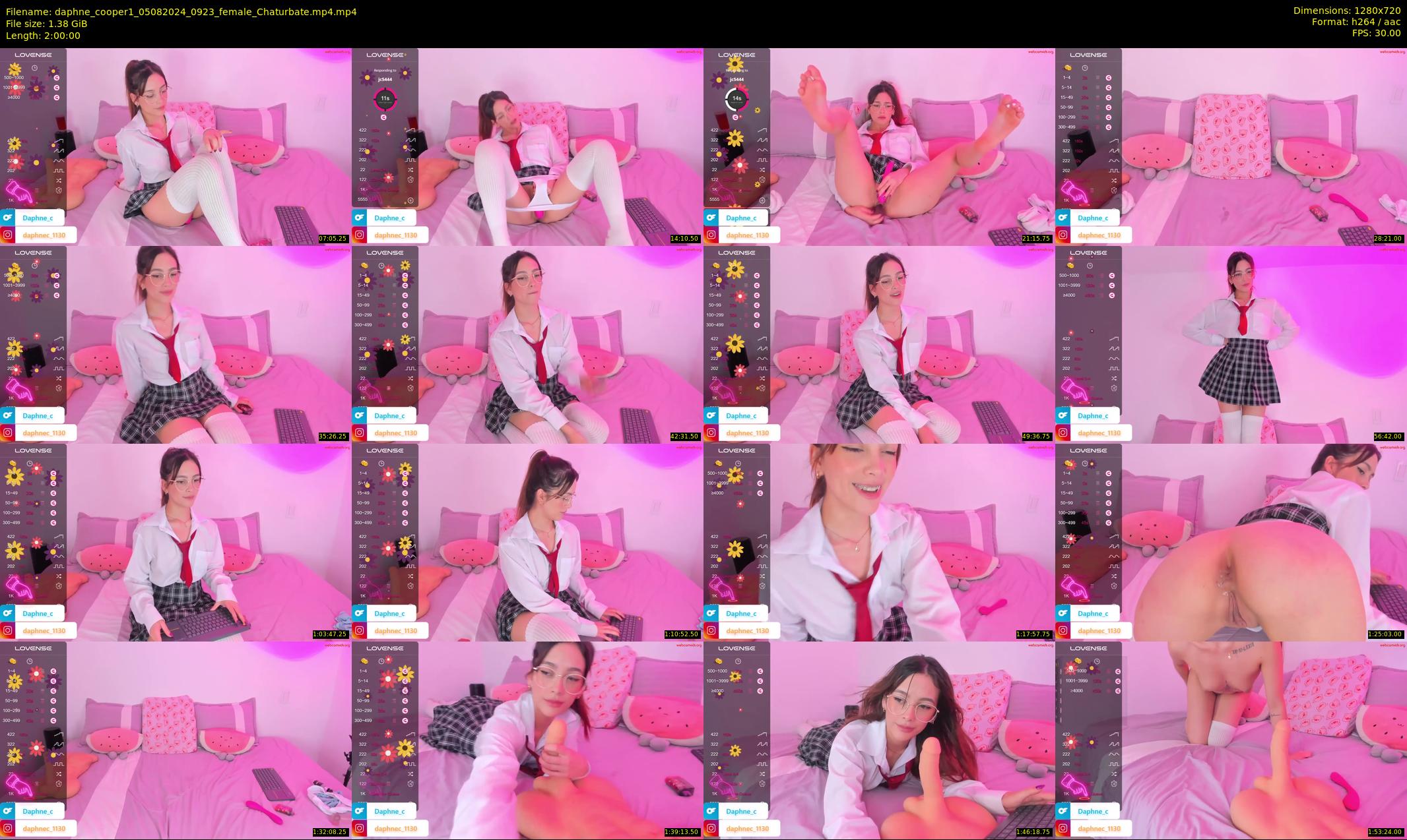 daphne_cooper1 — 120 minute Chaturbate female cam show recording, 720p, Aug 5, 2024