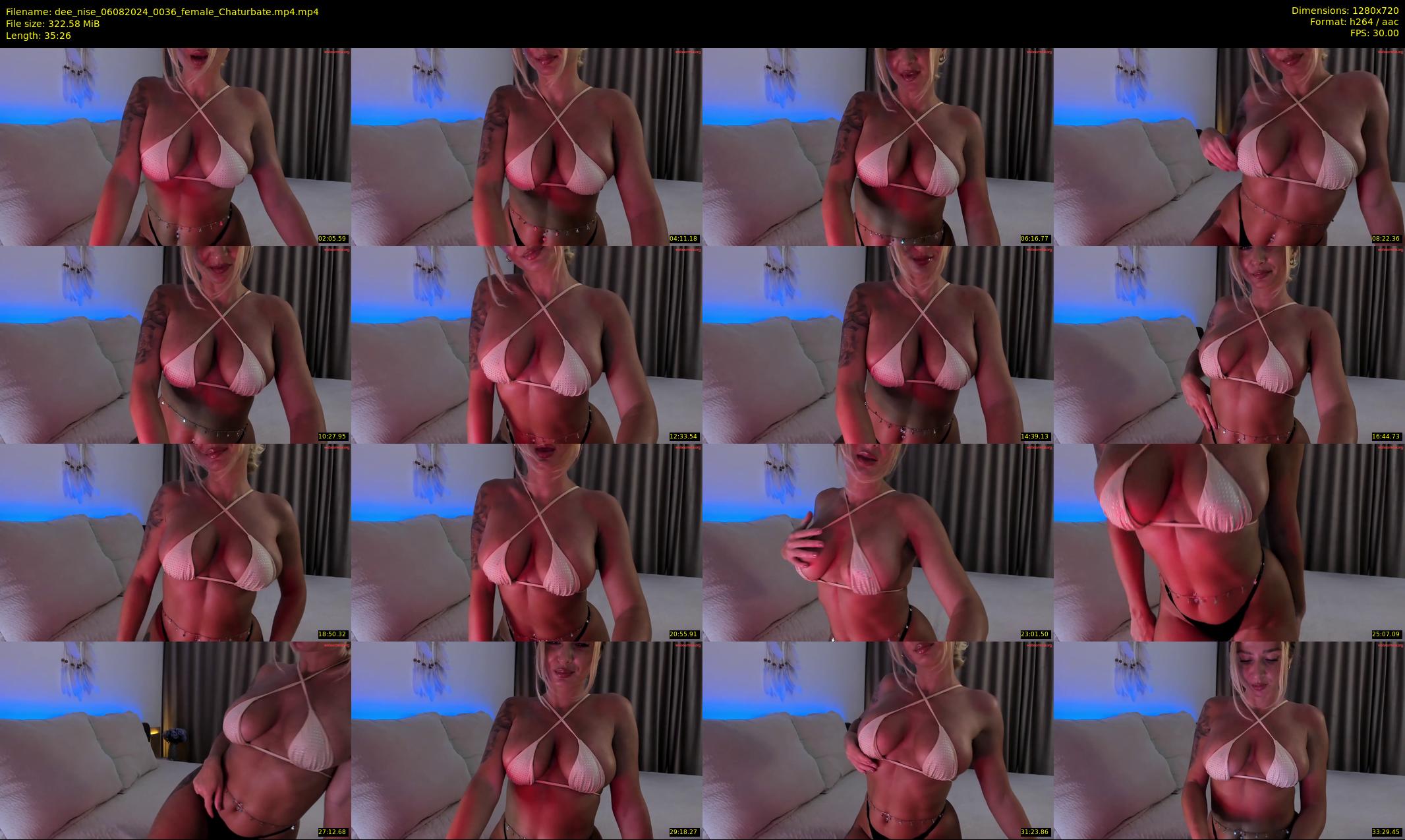 dee_nise — 36 minute Chaturbate female cam show recording, 720p, Aug 6, 2024