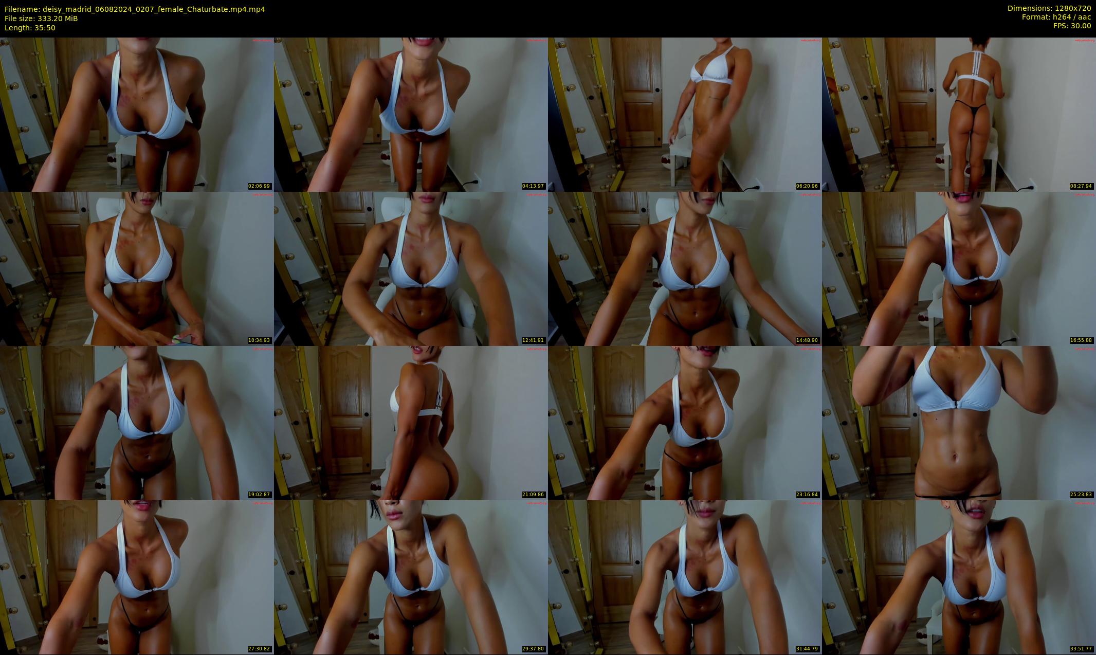 deisy_madrid — 36 minute Chaturbate female cam show recording, 720p, Aug 6, 2024