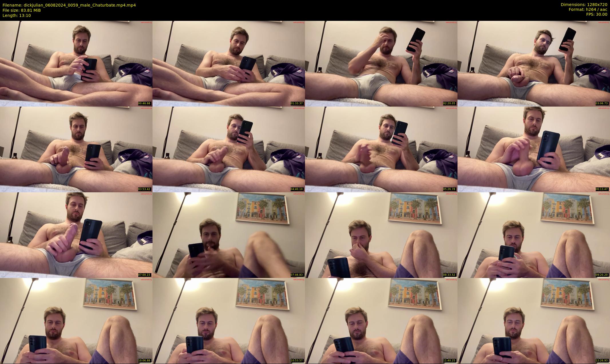 dickjulian — 14 minute Chaturbate male cam show recording, 720p, Aug 6, 2024