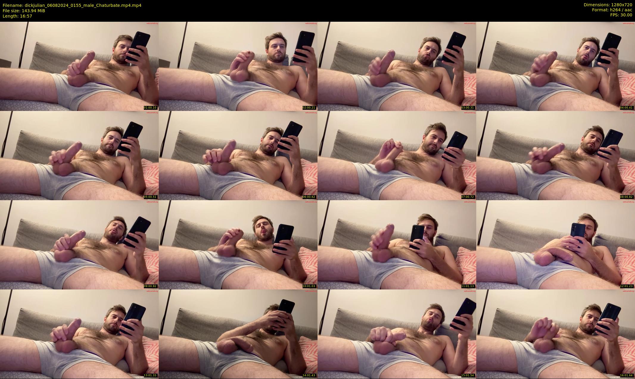 dickjulian — 17 minute Chaturbate male cam show recording, 720p, Aug 6, 2024
