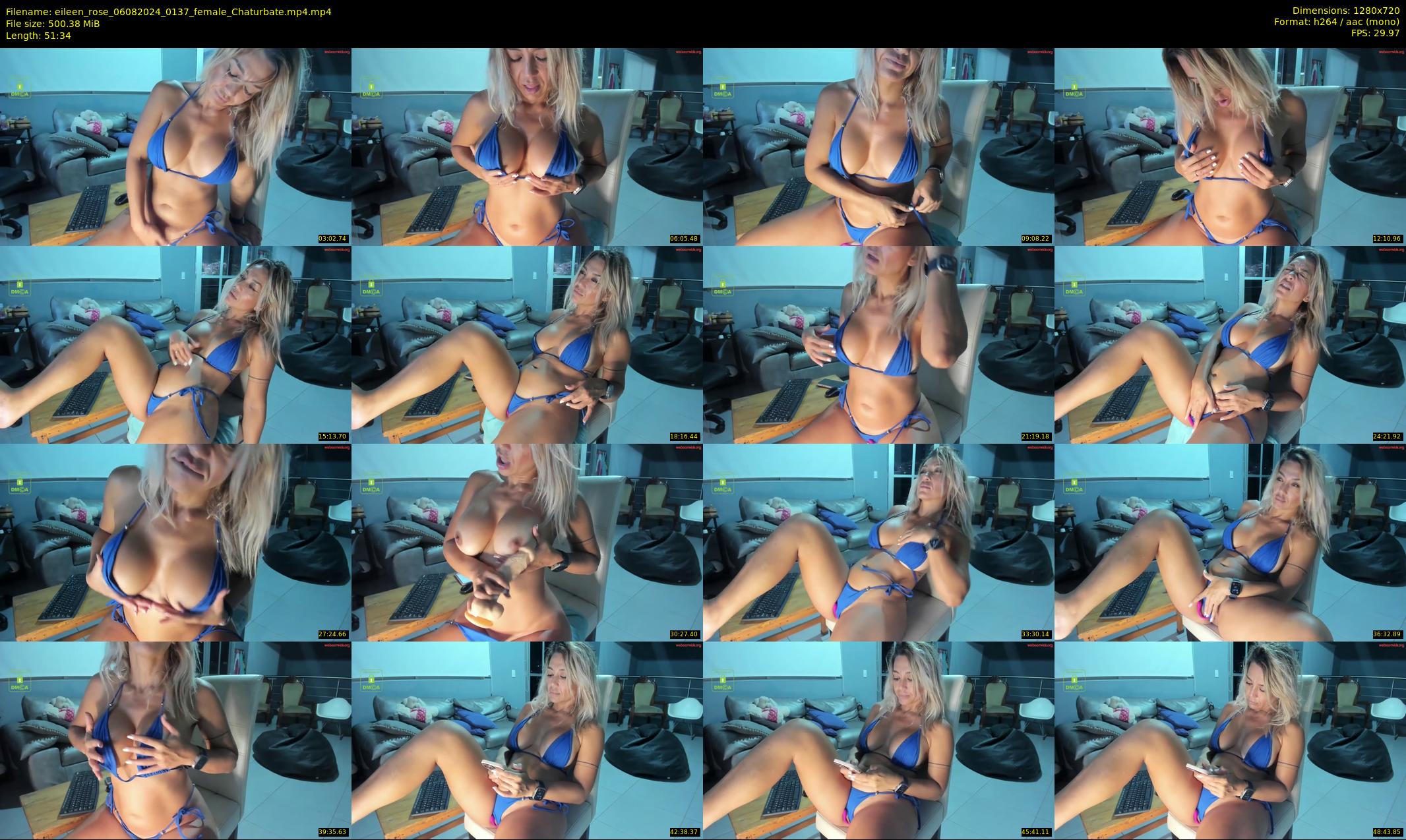 eileen_rose — 52 minute Chaturbate female cam show recording, 720p, Aug 6, 2024