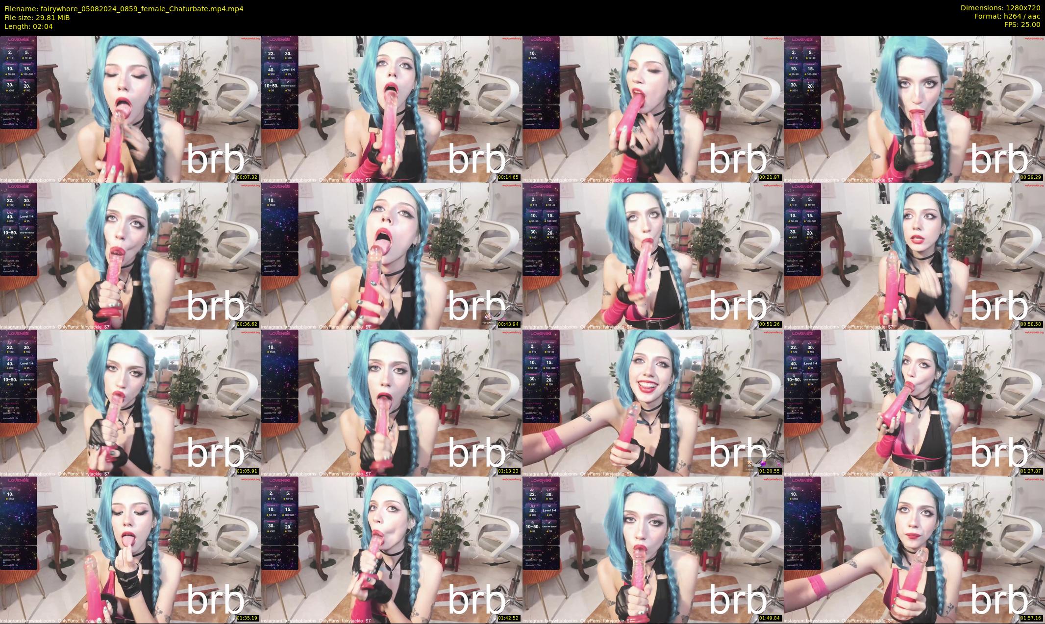 fairywhore — 3 minute Chaturbate female cam show recording, 720p, Aug 5, 2024