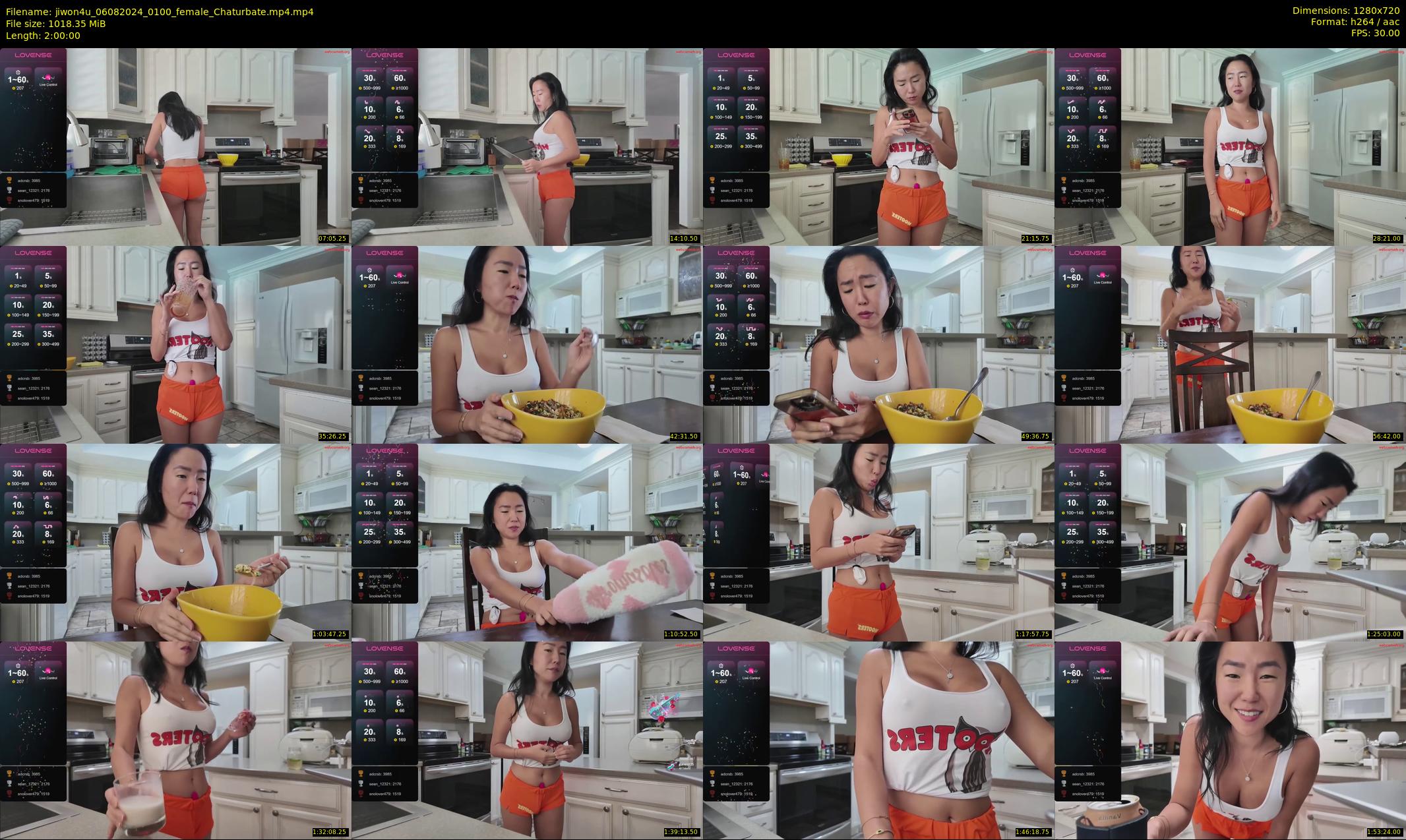 jiwon4u — 120 minute Chaturbate female cam show recording, 720p, Aug 6, 2024