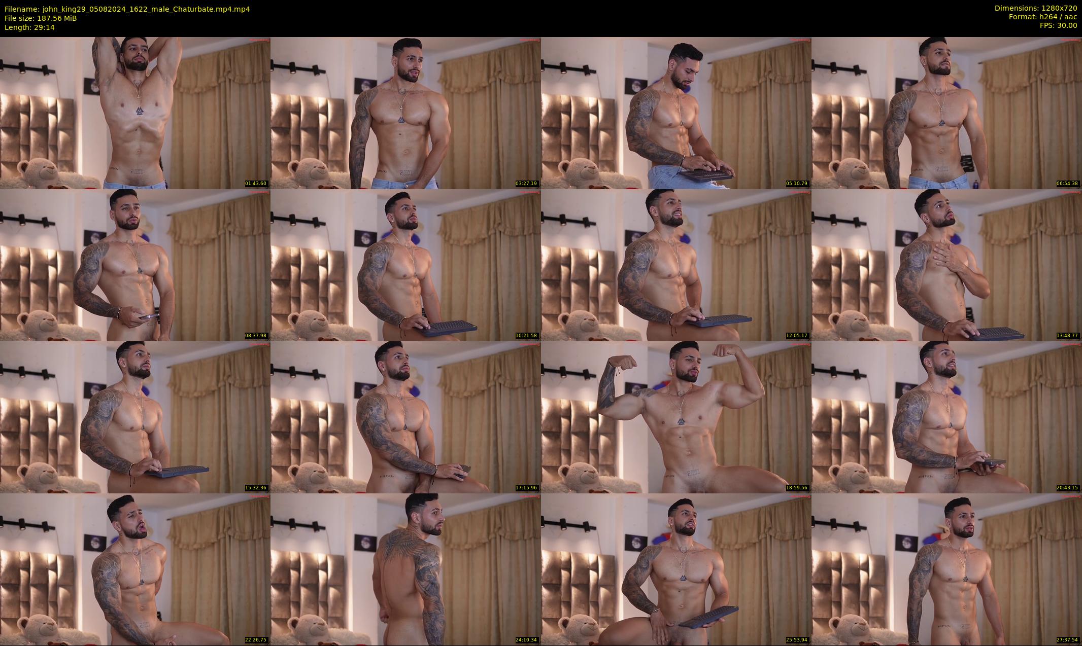 john_king29 — 30 minute Chaturbate male cam show recording, 720p, Aug 5, 2024