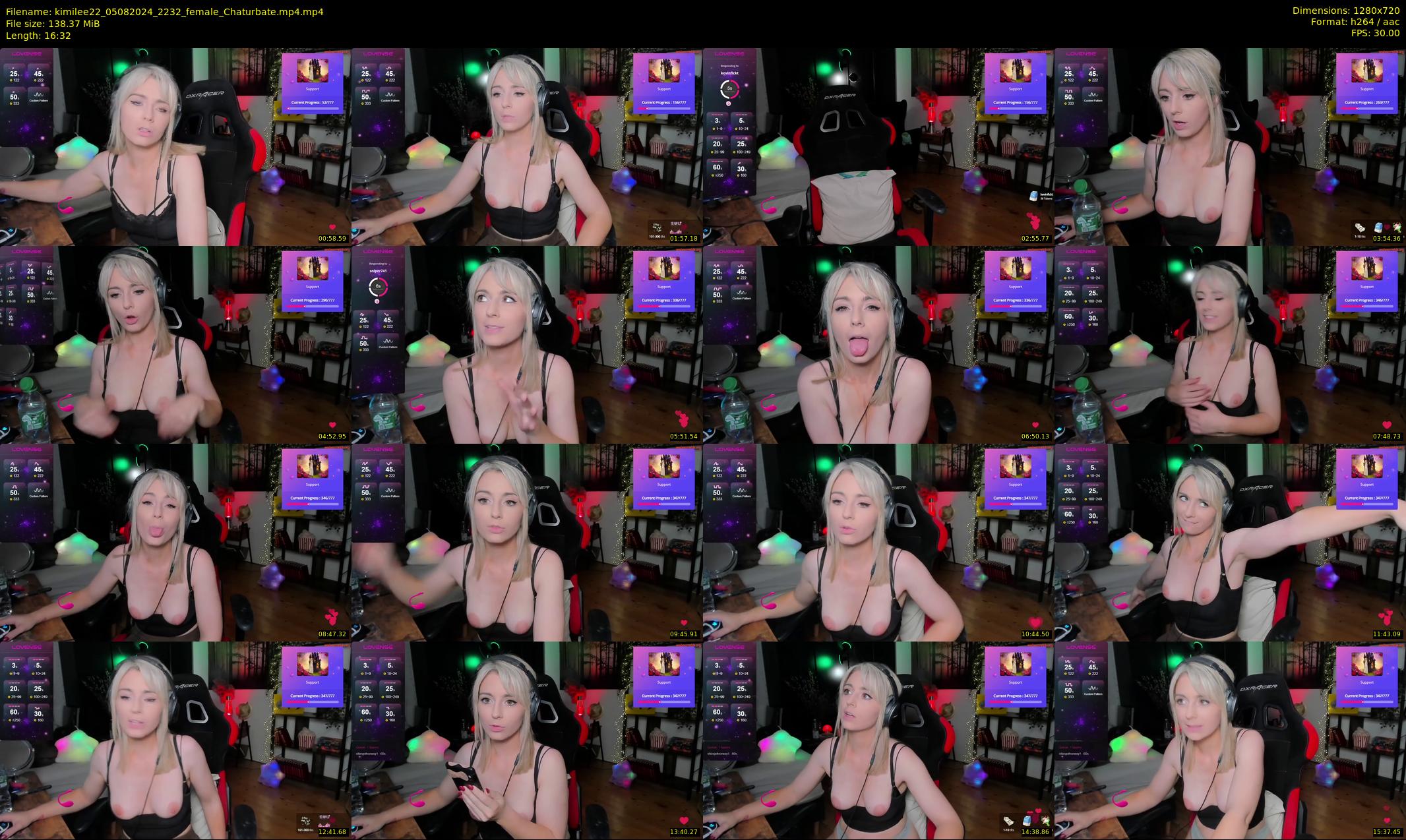 kimilee22 — 17 minute Chaturbate female cam show recording, 720p, Aug 5, 2024