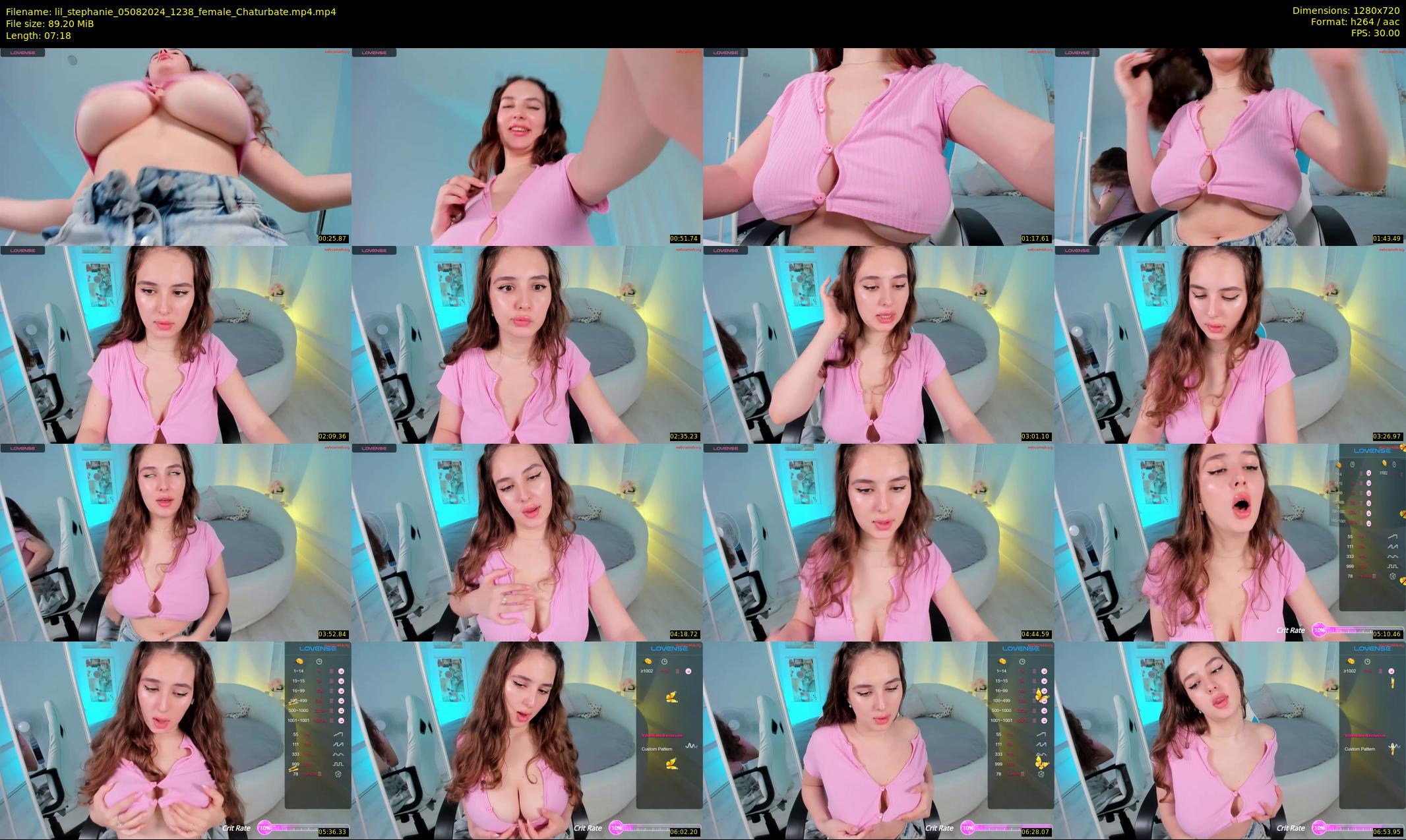 lil_stephanie — 8 minute Chaturbate female cam show recording, 720p, Aug 5, 2024
