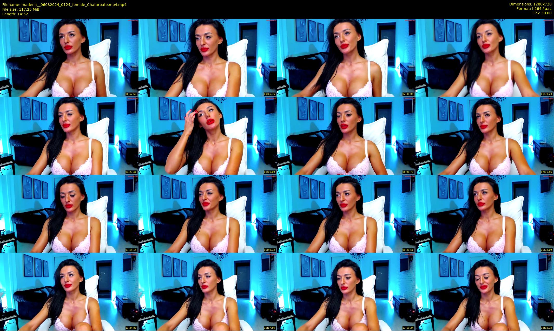 madena_ — 15 minute Chaturbate female cam show recording, 720p, Aug 6, 2024