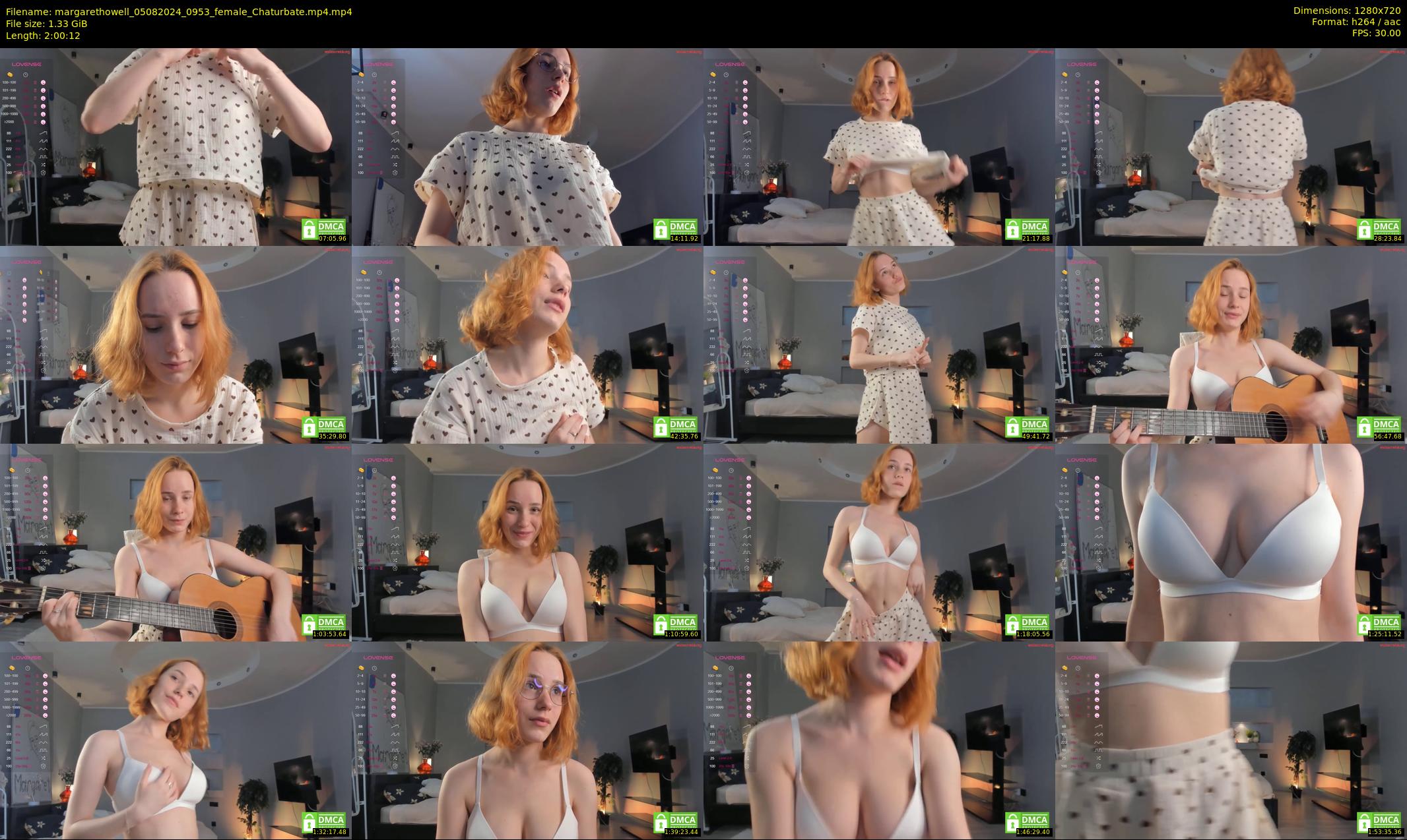 margarethowell — 121 minute Chaturbate female cam show recording, 720p, Aug 5, 2024